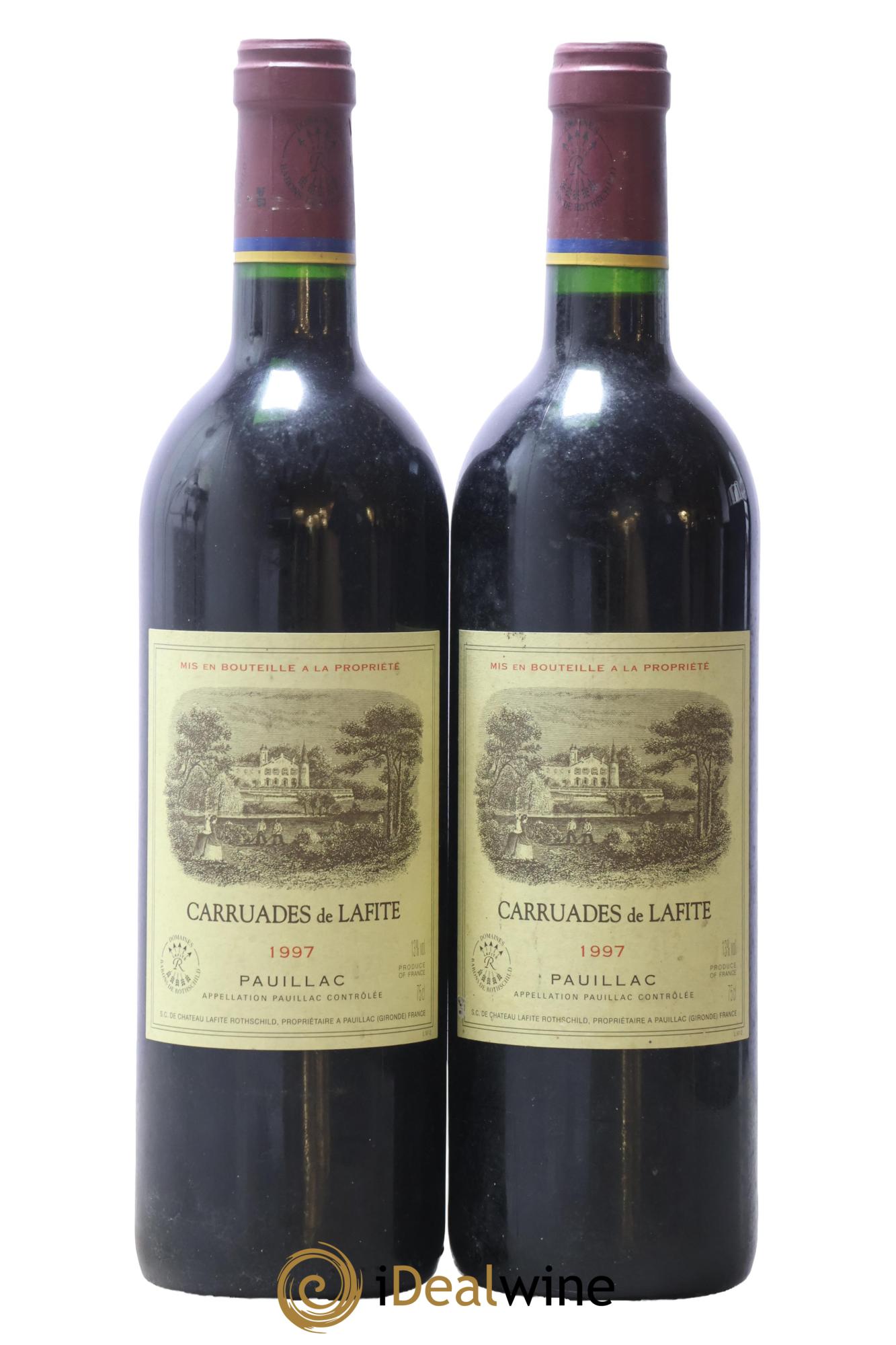 Carruades de Lafite Rothschild Second Vin 1997 - Lote de 2 botellas - 0