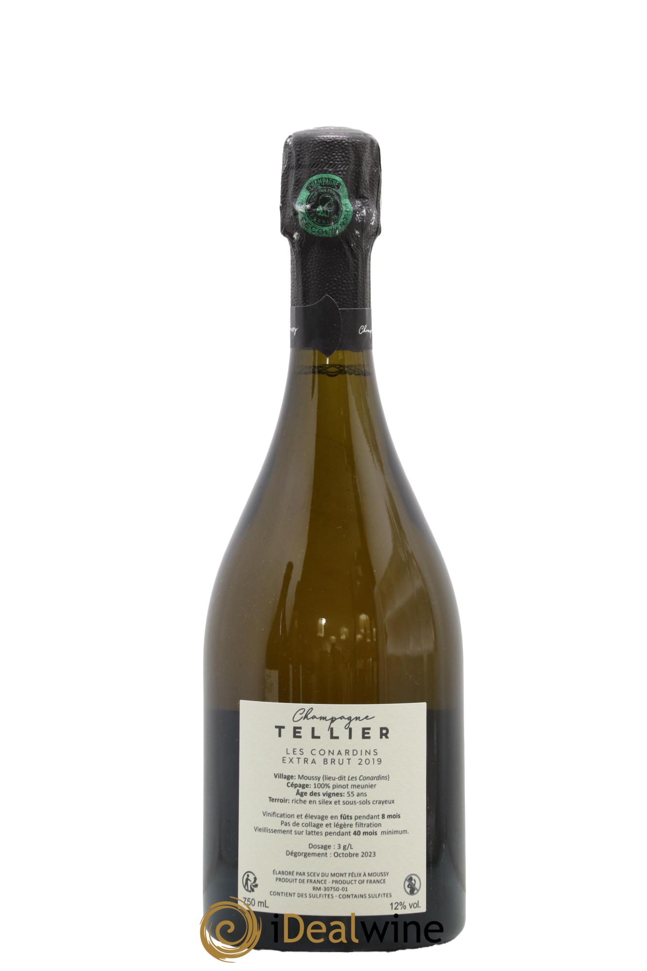 Extra Brut les Conardins Tellier 2019 - Posten von 1 Flasche - 1