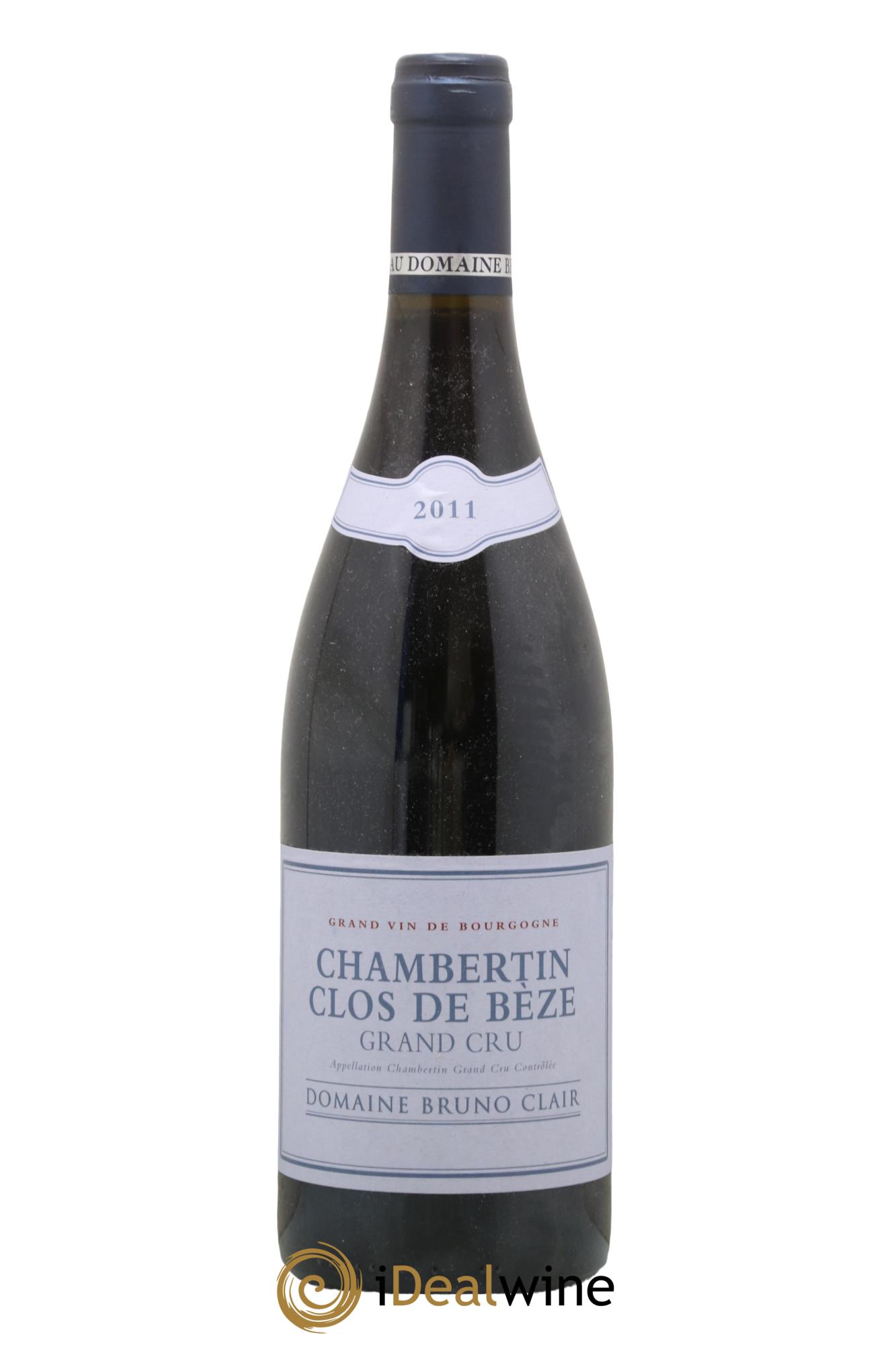 Chambertin Clos de Bèze Grand Cru Bruno Clair (Domaine) 2011 - Lot de 1 bouteille - 0