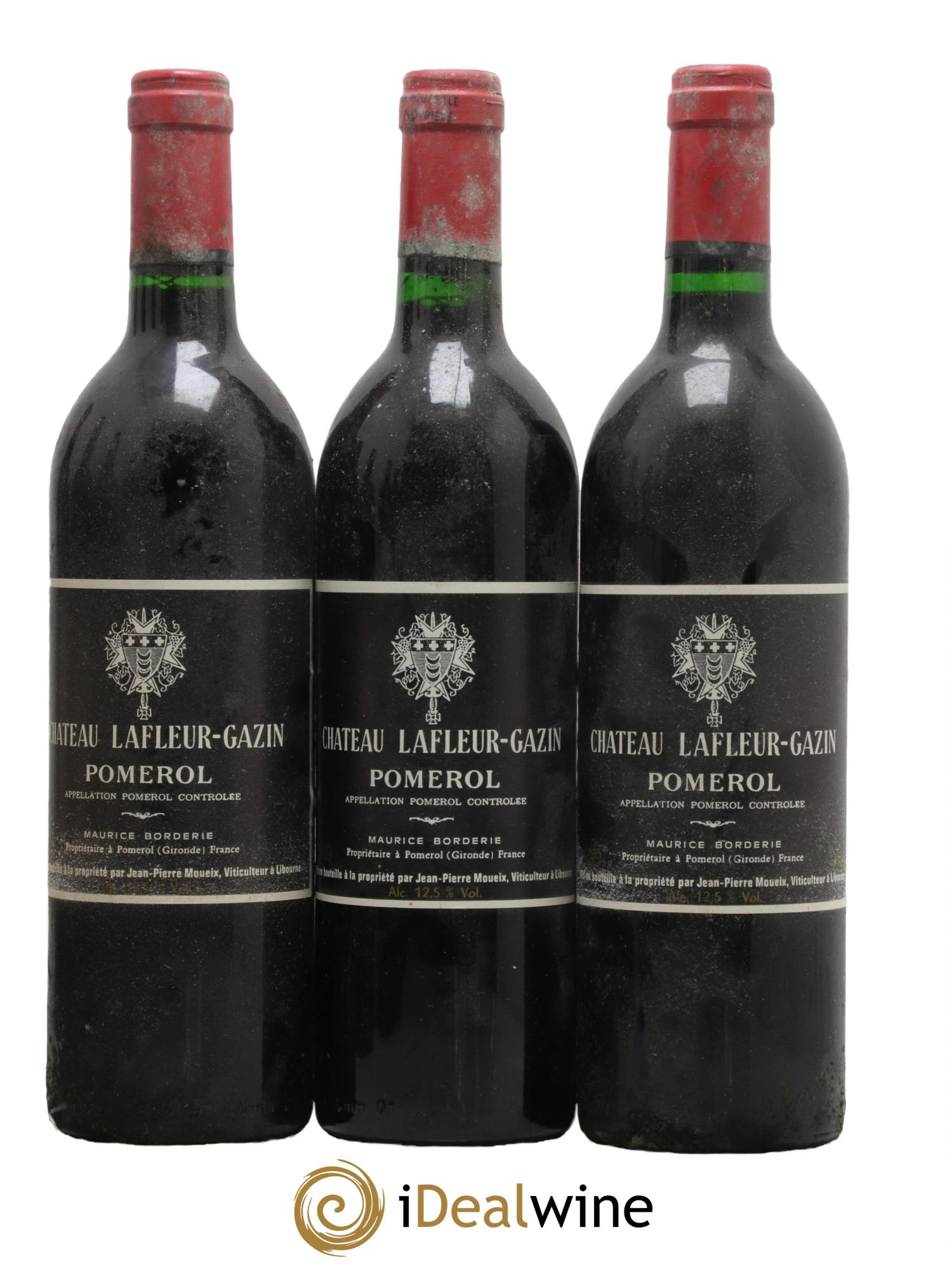 Château Lafleur-Gazin 1989 - Lot de 3 bouteilles - 0