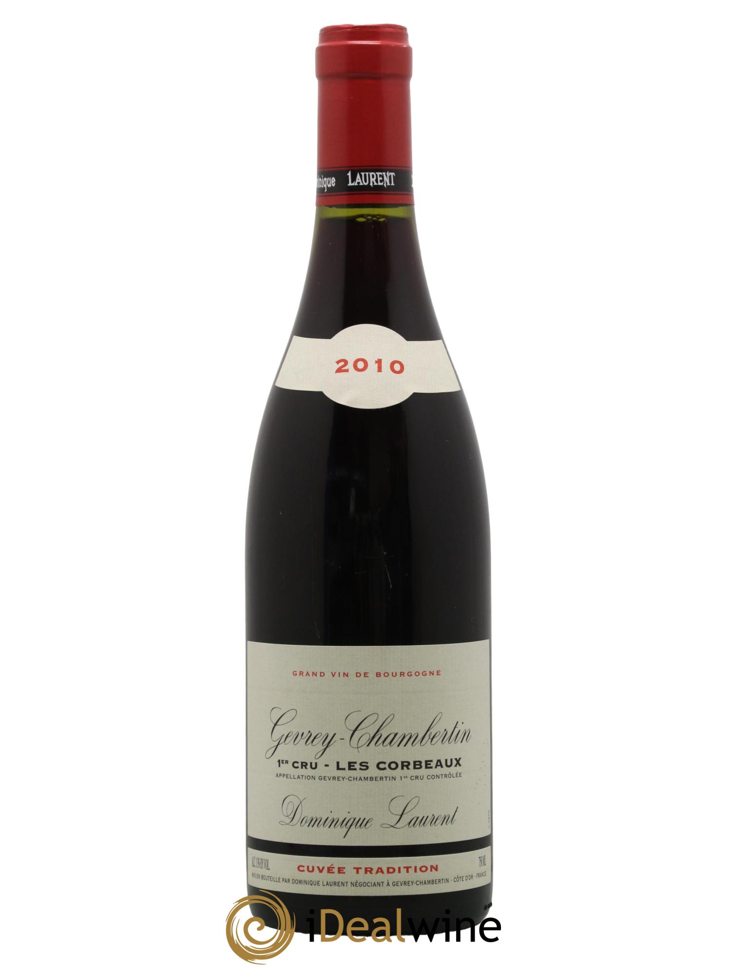 Gevrey-Chambertin 1er Cru Les Corbeaux Cuvée Tradition Dominique Laurent 2010 - Lot de 1 bouteille - 0