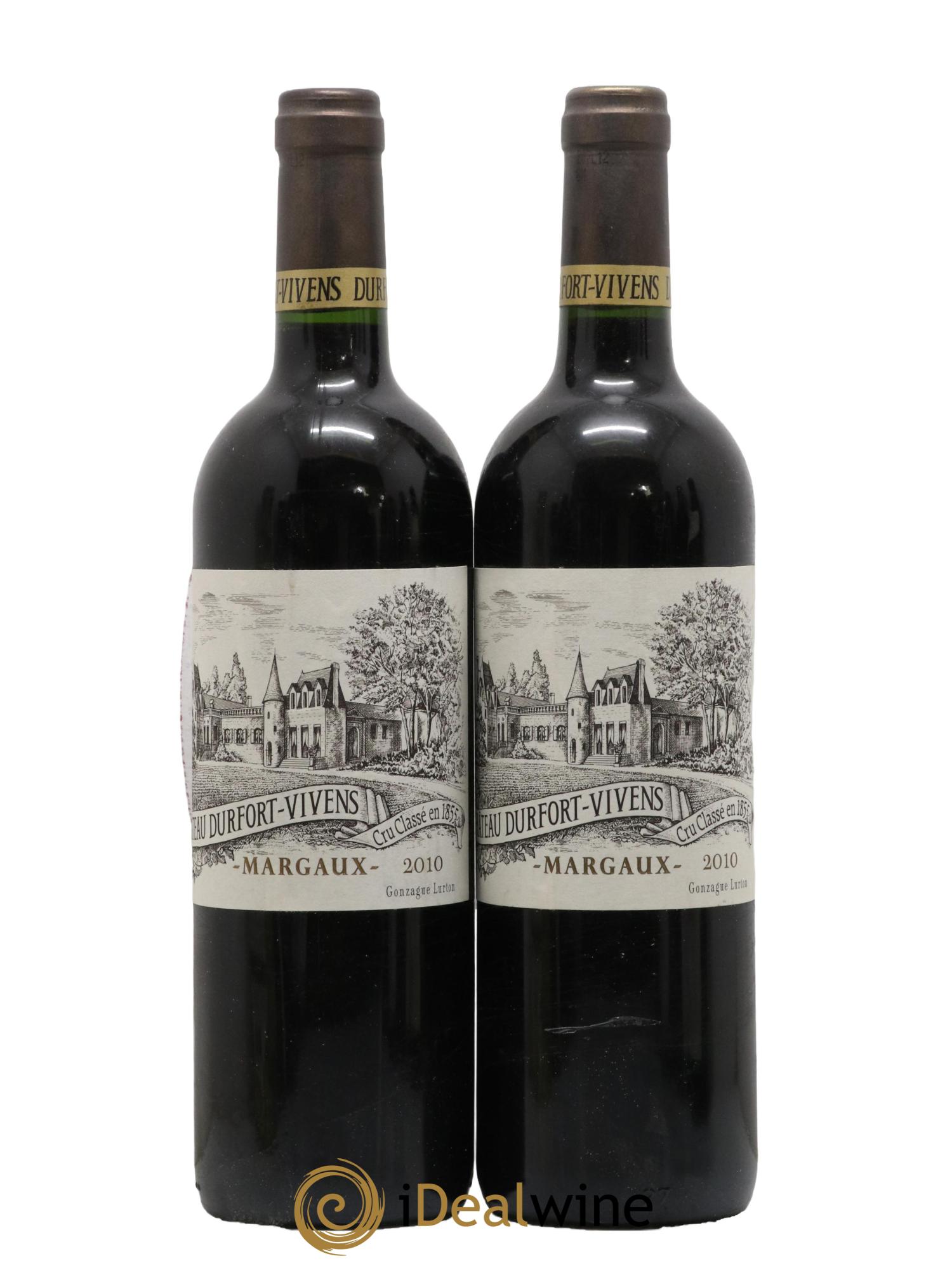 Château Durfort Vivens 2ème Grand Cru Classé 2010 - Lot de 2 bouteilles - 0