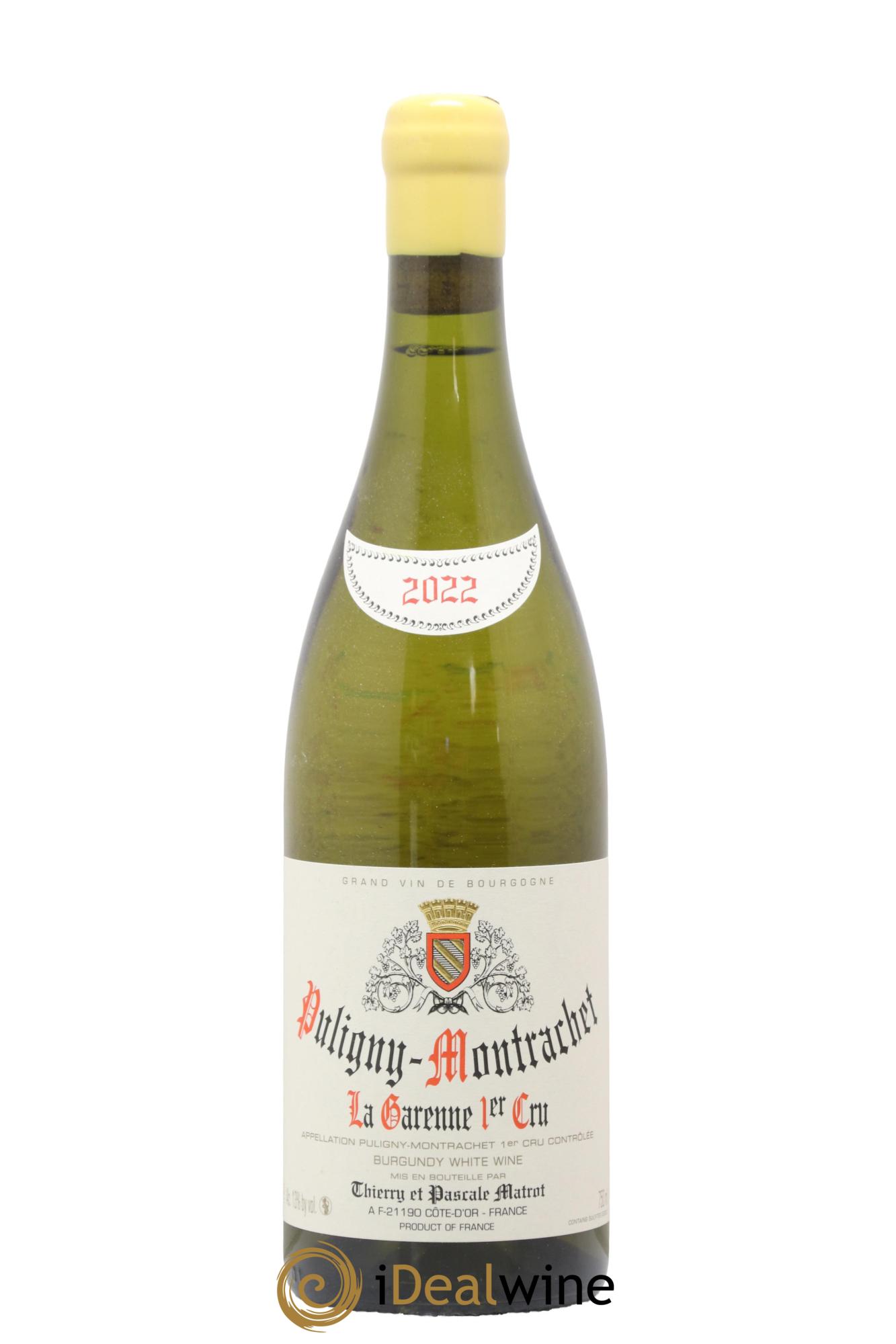 Puligny-Montrachet 1er Cru La Garenne Matrot 2022 - Lot de 1 bouteille - 0