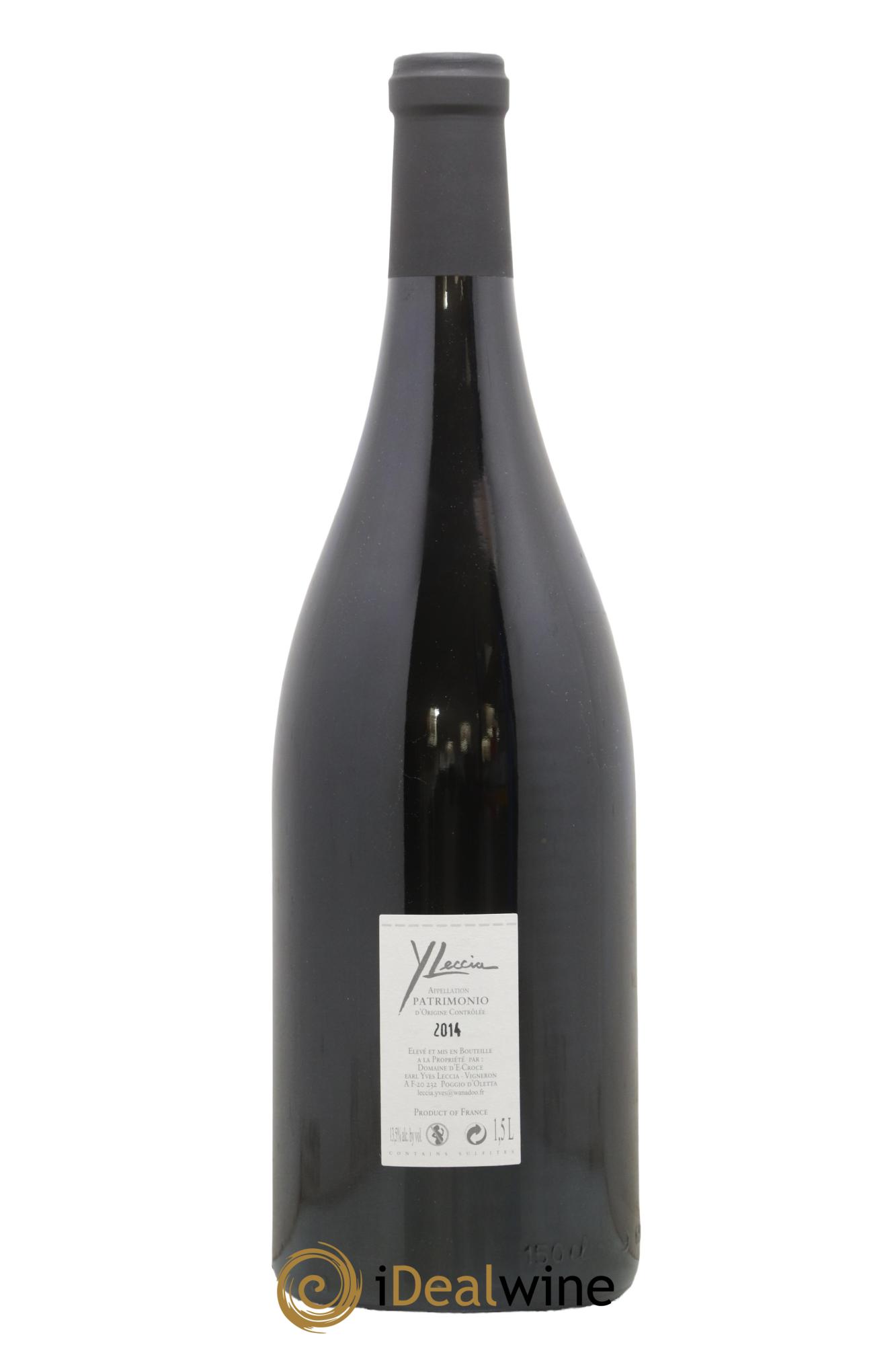 Patrimonio Domaine d' E. Croce  Yves Leccia 2014 - Lot de 1 magnum - 1