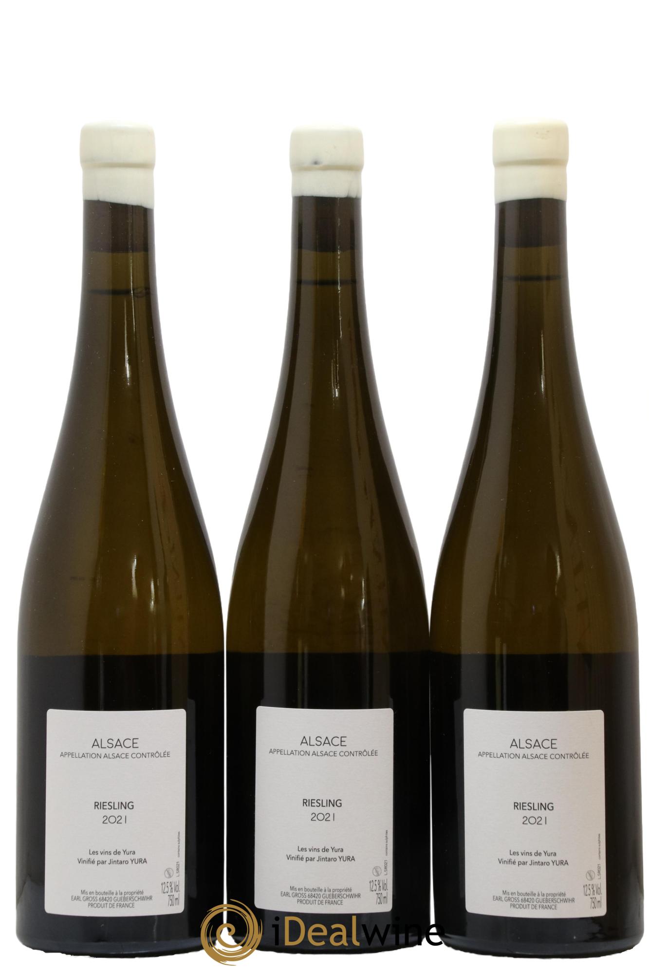 Alsace Le silence et la résonance Jintaro Yura 2021 - Lot of 3 bottles - 1