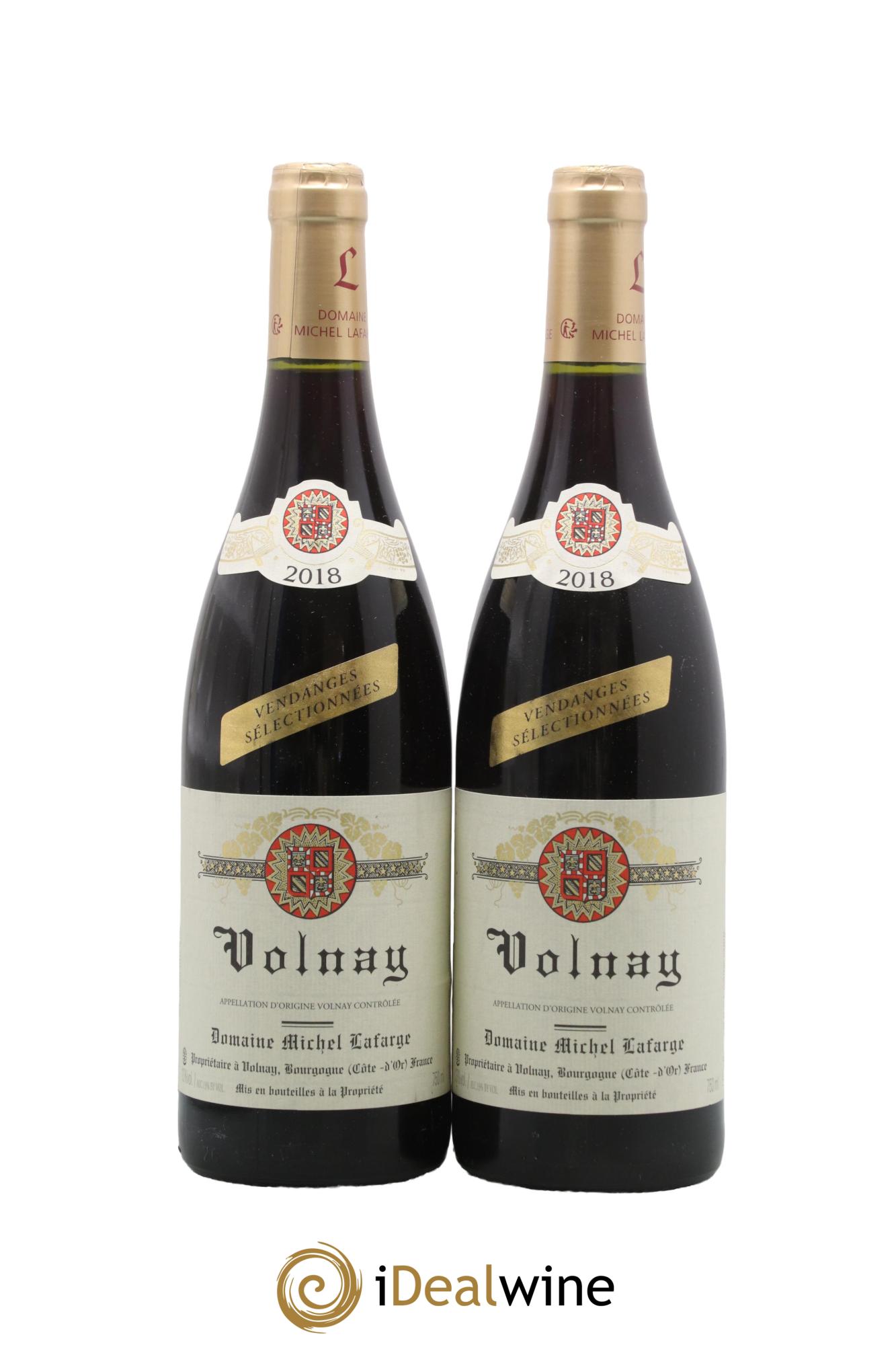 Volnay Vendanges sélectionnées Lafarge (Domaine) 2018 - Lot of 2 bottles - 0
