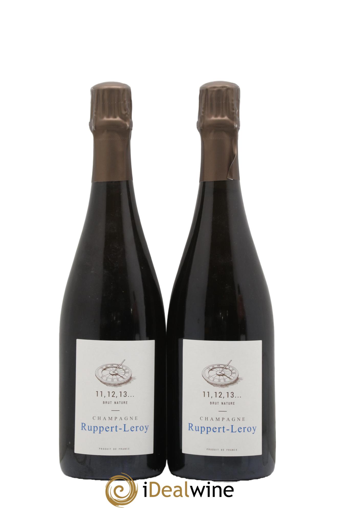 11,12,13... Brut Nature Ruppert-Leroy - Posten von 2 Flaschen - 0