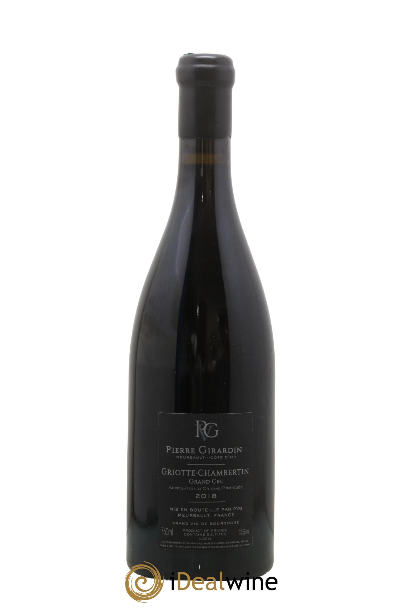 Griotte-Chambertin Grand Cru Pierre Girardin  2018 - Posten von 1 Flasche - 1