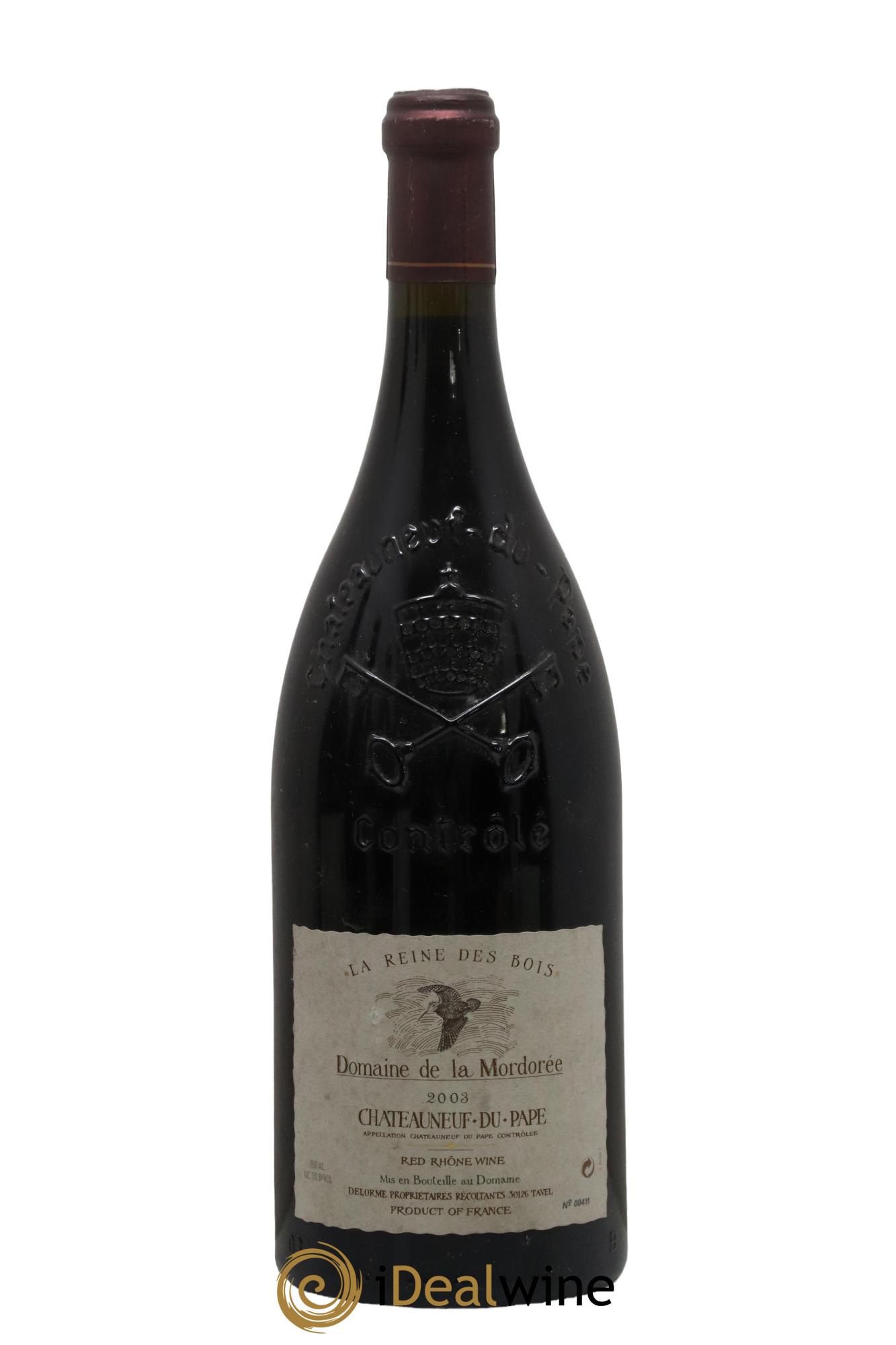 Châteauneuf-du-Pape Cuvée de la Reine des Bois La Mordorée (Domaine de) 2003 - Lot de 1 magnum - 0