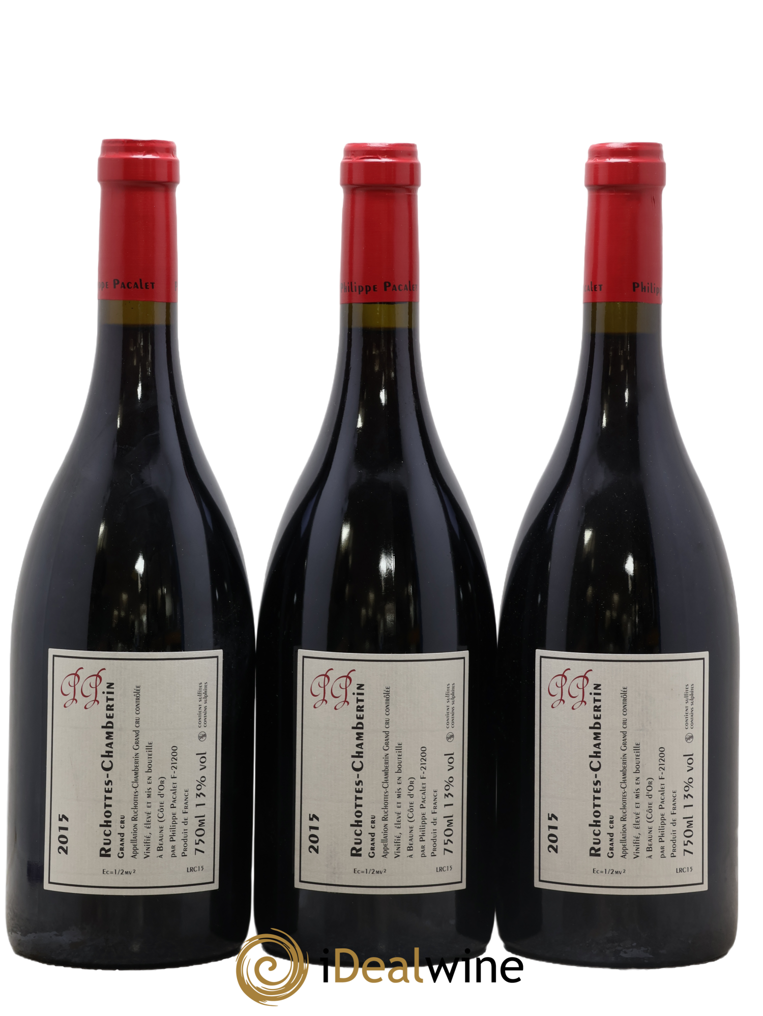 Ruchottes-Chambertin Grand Cru Philippe Pacalet 2015 - Lot de 3 bouteilles - 1