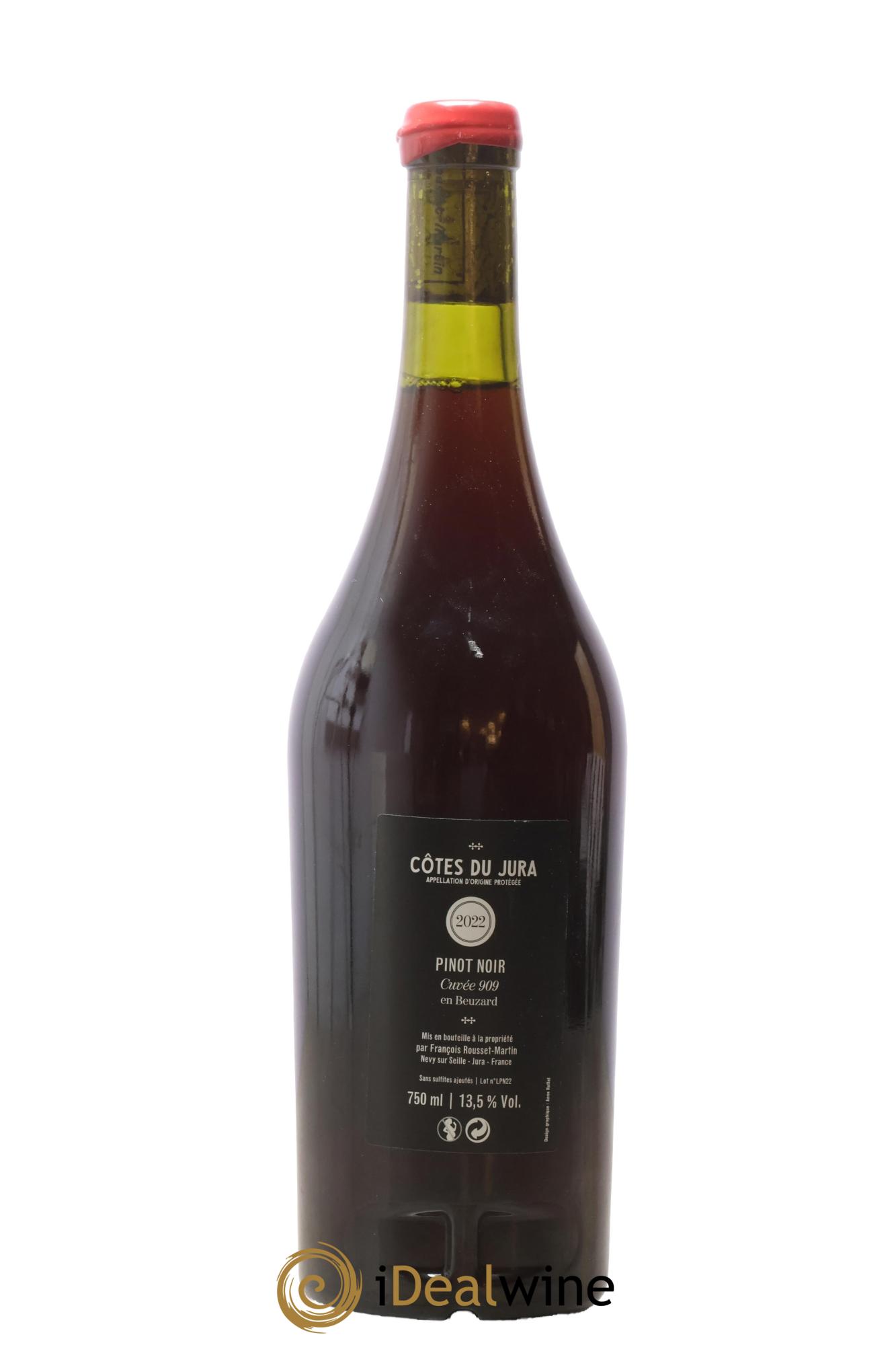 Côtes du Jura 909 François Rousset Martin 2022 - Lot of 1 bottle - 1