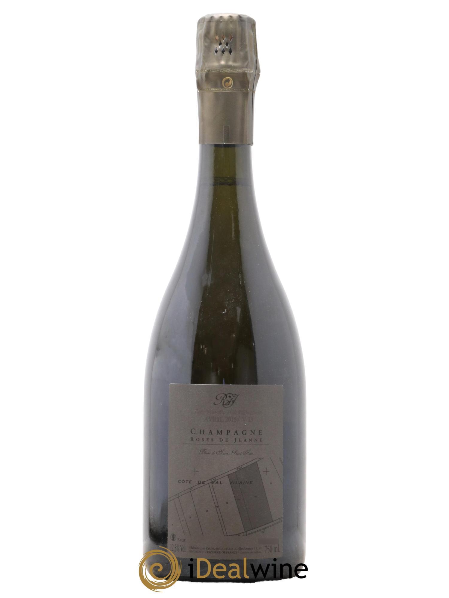 Roses de Jeanne Côte de Val Vilaine Blanc de Noirs Cédric Bouchard 2013 - Lot de 1 bouteille - 1