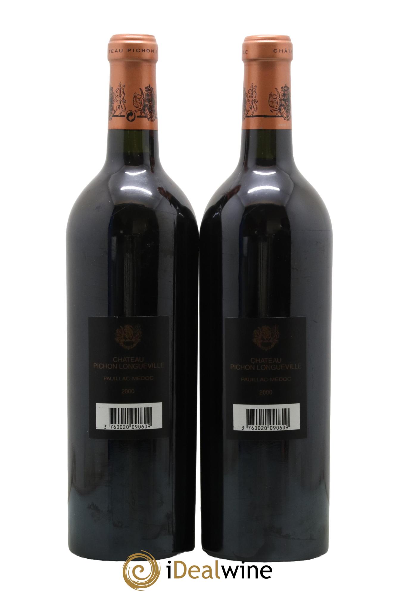 Pichon Longueville Baron 2ème Grand Cru Classé 2000 - Lot of 2 bottles - 1