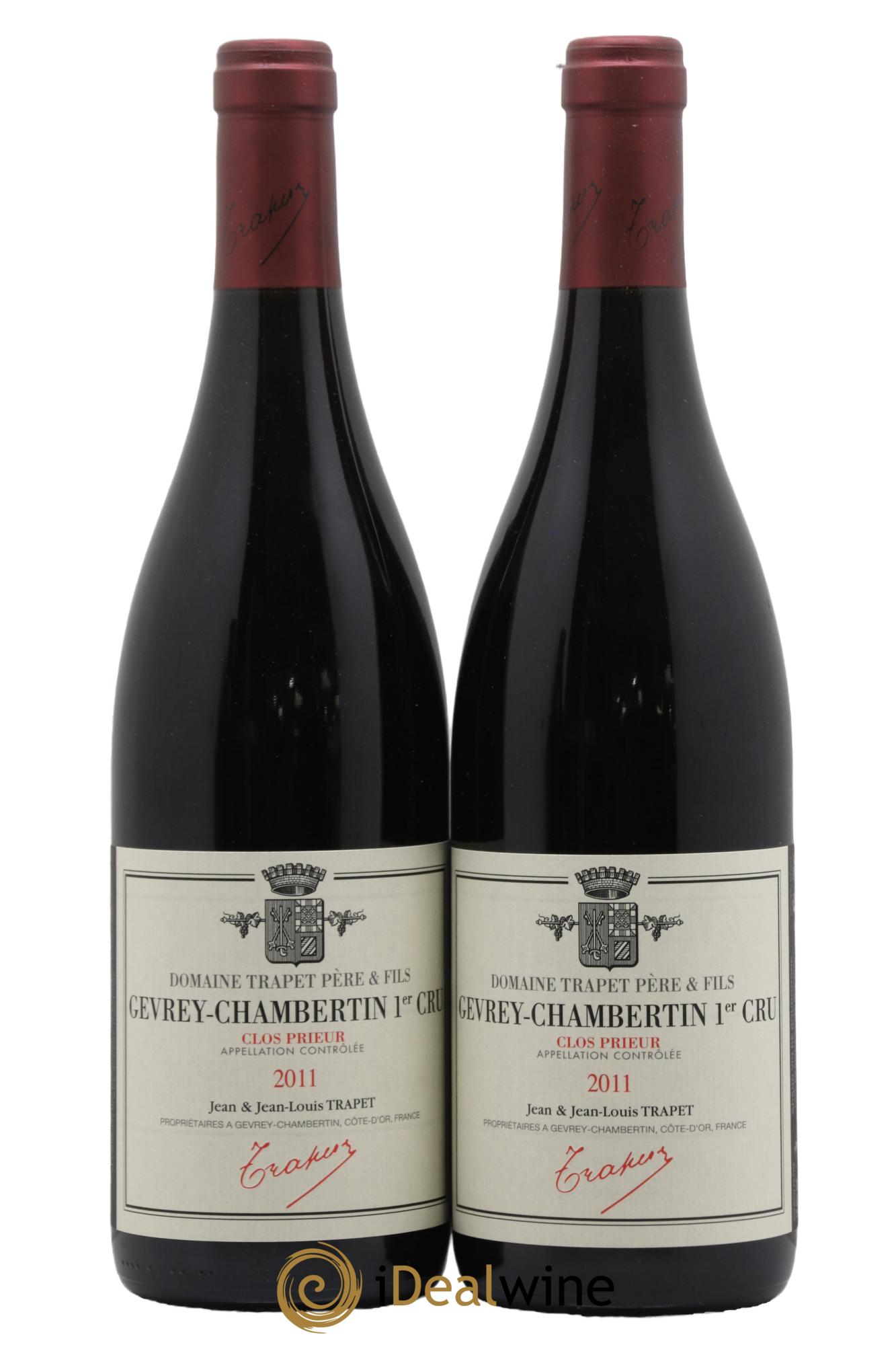 Gevrey-Chambertin 1er Cru Clos Prieur Rossignol-Trapet (Domaine) 2011 - Lotto di 2 bottiglie - 0