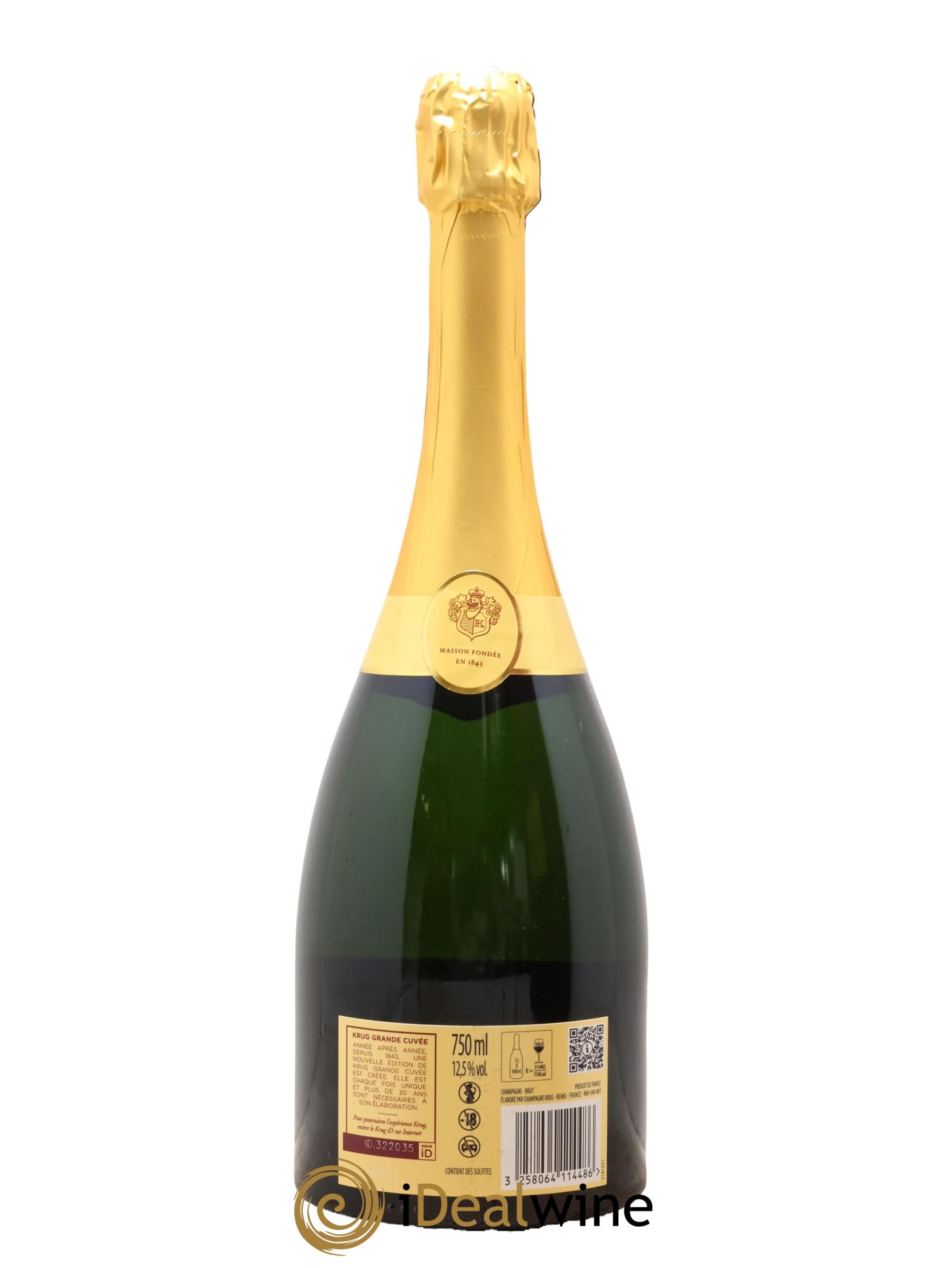 Grande Cuvée Brut - 171ème édition Krug 2015 - Lot of 1 bottle - 2