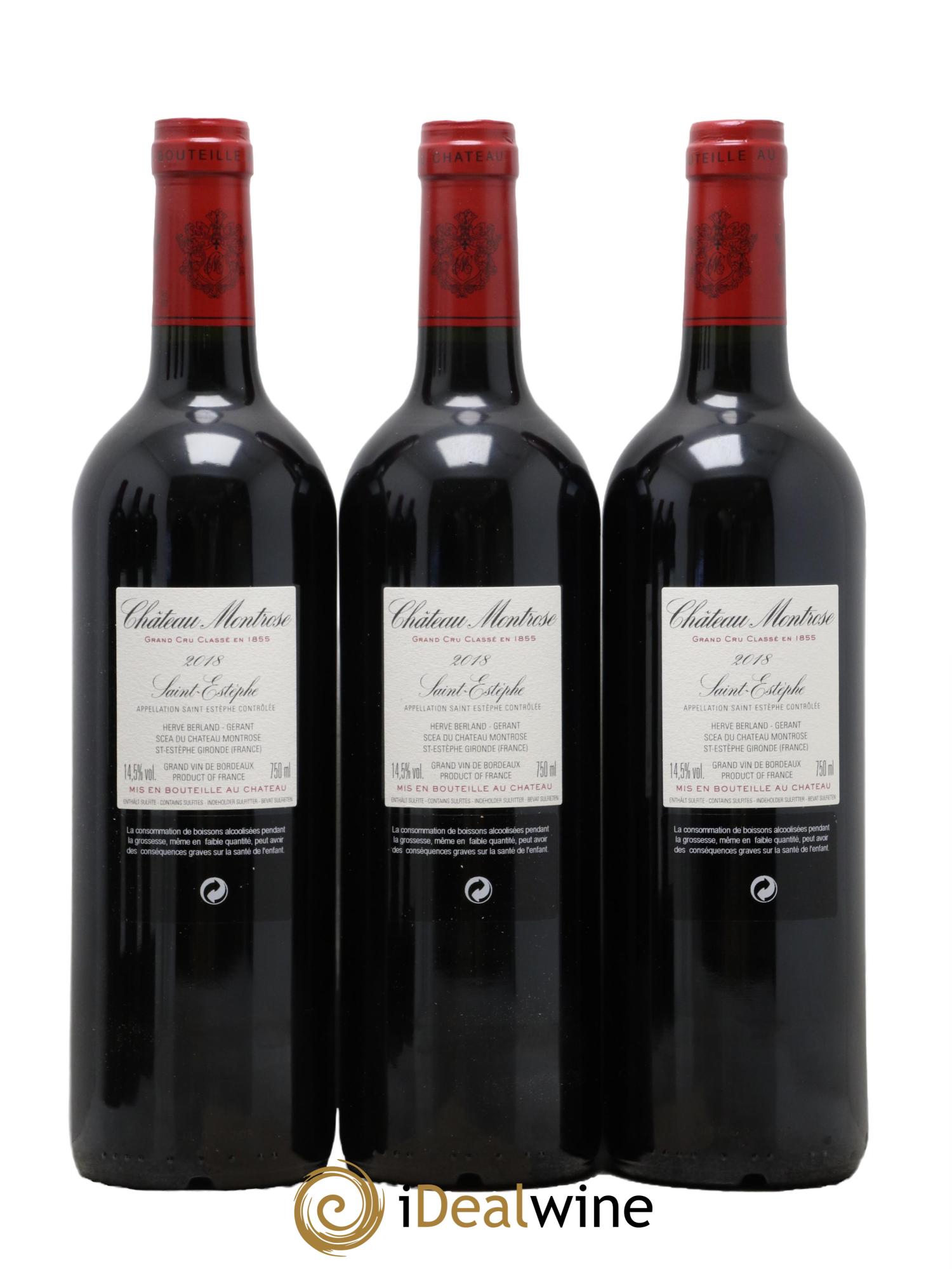 Château Montrose 2ème Grand Cru Classé 2018 - Lot de 6 bouteilles - 2