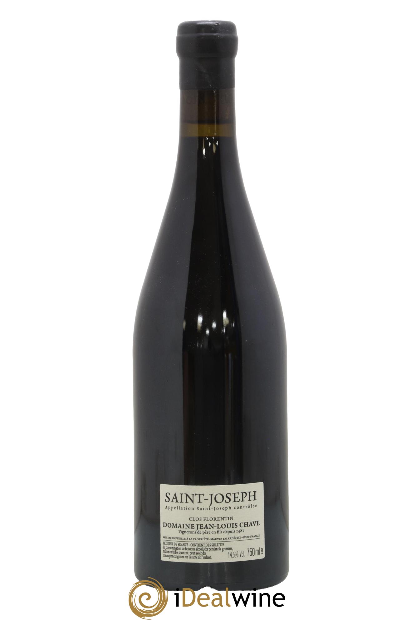 Saint-Joseph Clos Florentin Jean-Louis Chave 2018 - Lot de 1 bouteille - 1