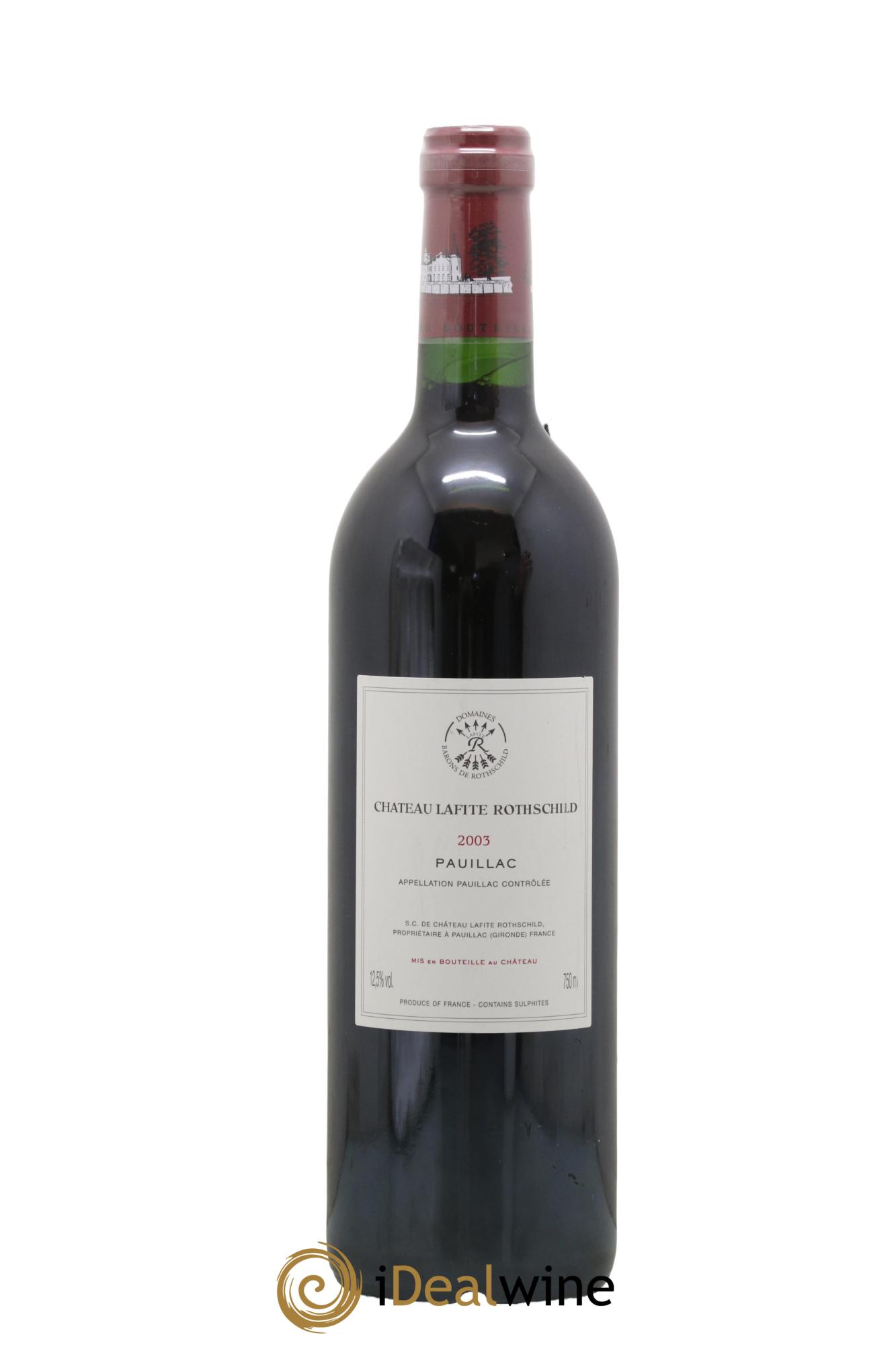 Château Lafite Rothschild 1er Grand Cru Classé 2003 - Lot of 1 bottle - 1