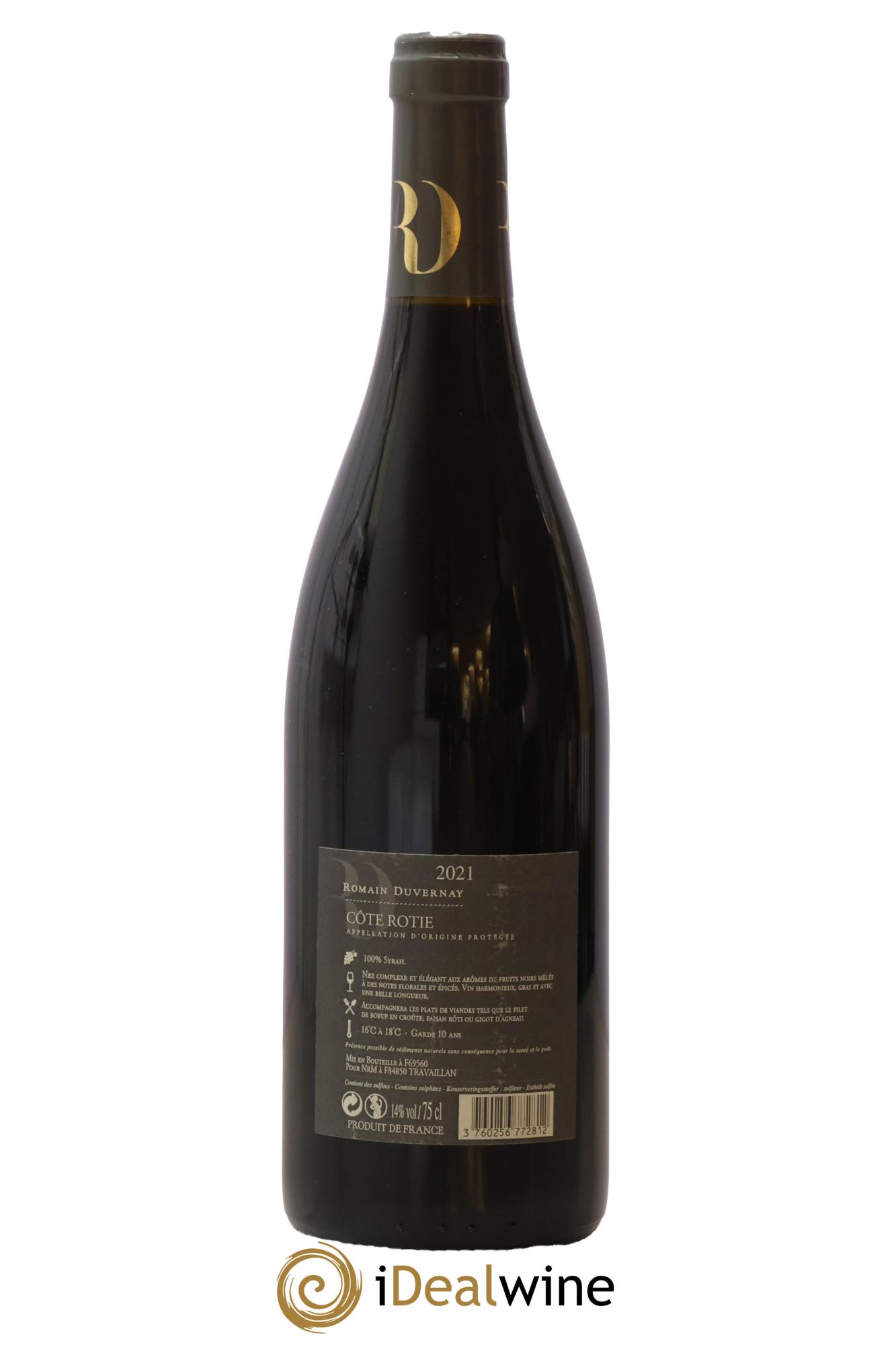 Côte-Rôtie Romain Duvernay 2021 - Lot of 1 bottle - 1
