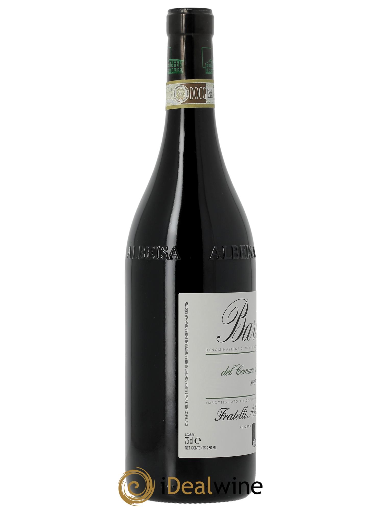 Barolo DOCG Del Comune di Verduno Fratelli Alessandria 2019 - Lot de 1 bouteille - 2