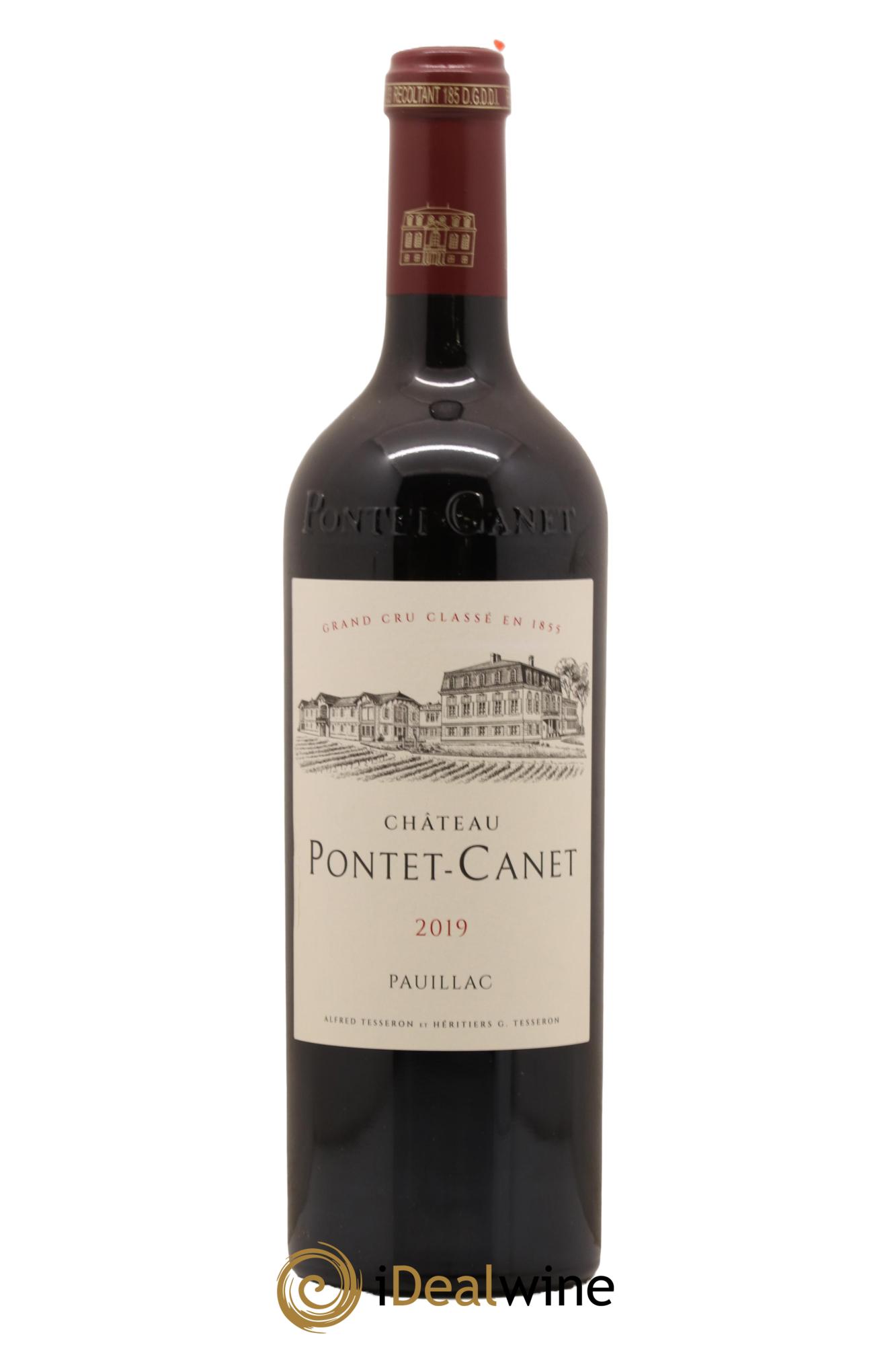 Château Pontet Canet 5ème Grand Cru Classé 2019 - Lot de 1 bouteille - 0