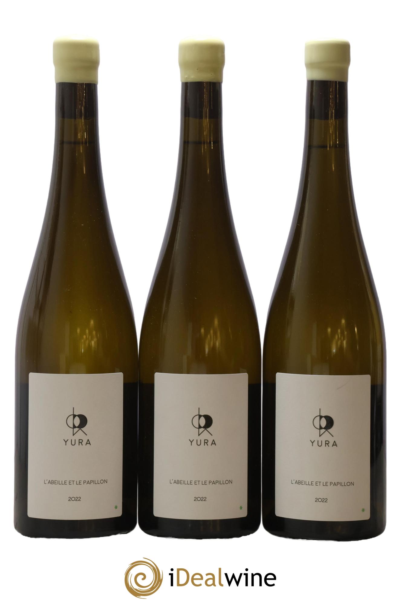 Alsace L'abeille et le papillon Jintaro Yura 2022 - Lot de 3 bouteilles - 0