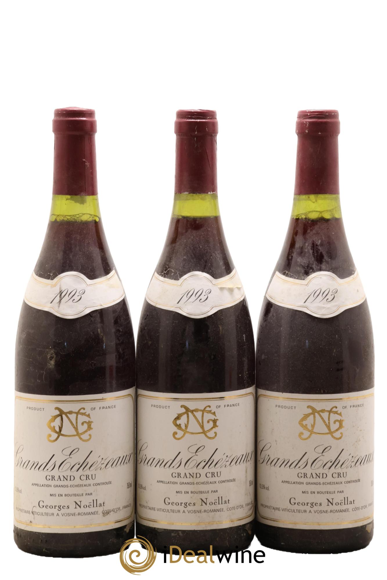 Grands-Echezeaux Grand Cru Georges Noëllat (Domaine) 1993 - Lot de 3 bouteilles - 0