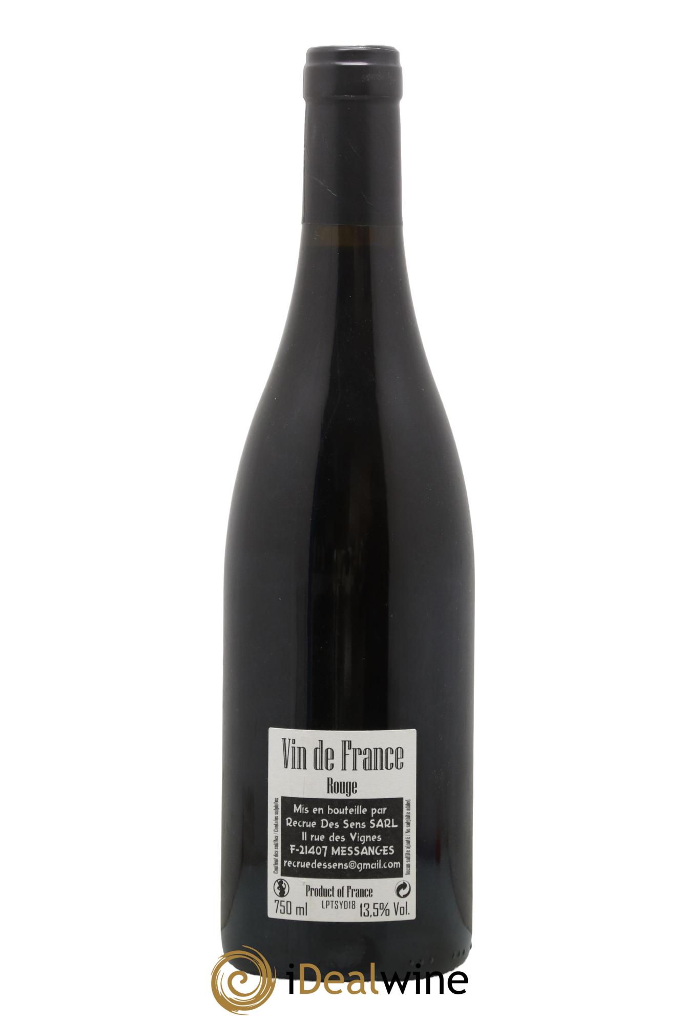 Vin de France Les Ponts Yann Durieux - Recrue des Sens 2018 - Lot de 1 bouteille - 1