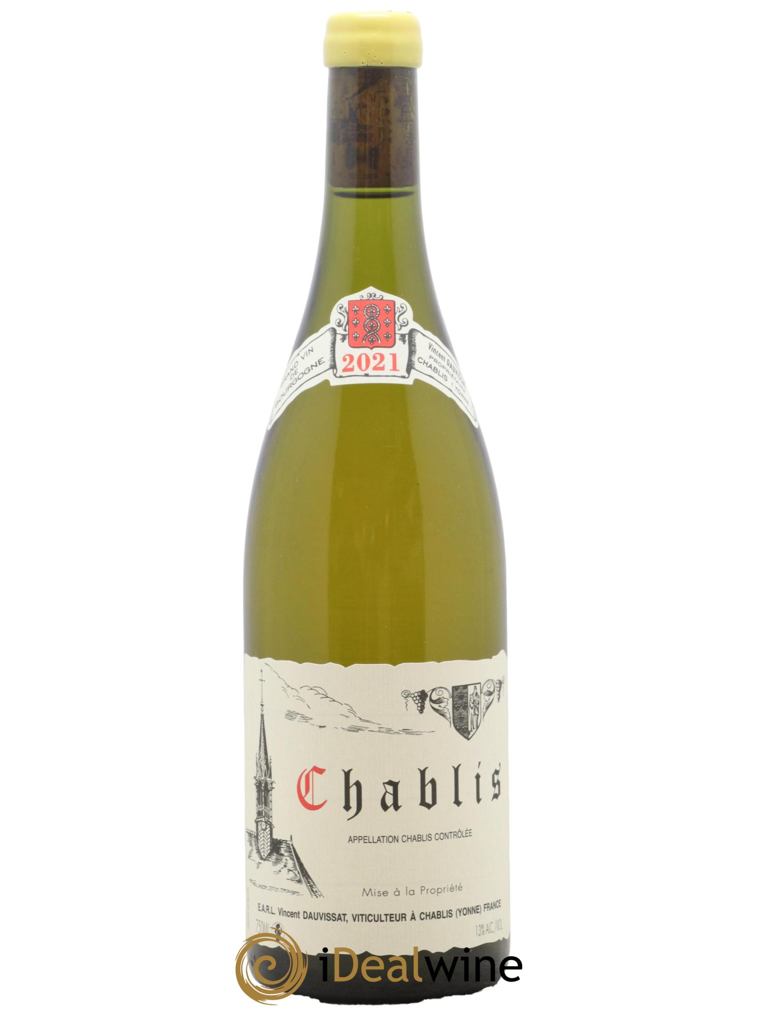 Chablis Vincent Dauvissat (Domaine) 2021 - Lot de 1 bouteille - 0