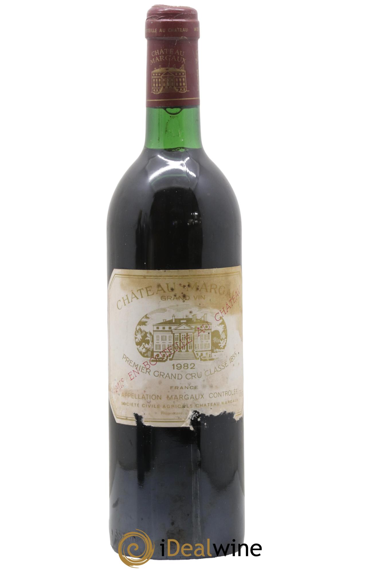 Château Margaux 1er Grand Cru Classé 1982 - Lot de 1 bouteille - 0