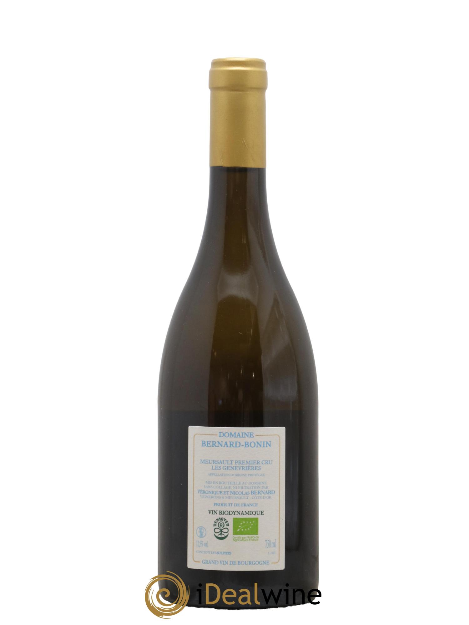 Meursault 1er Cru Les Genevrières Bernard Bonin 2021 - Lot de 1 bouteille - 1