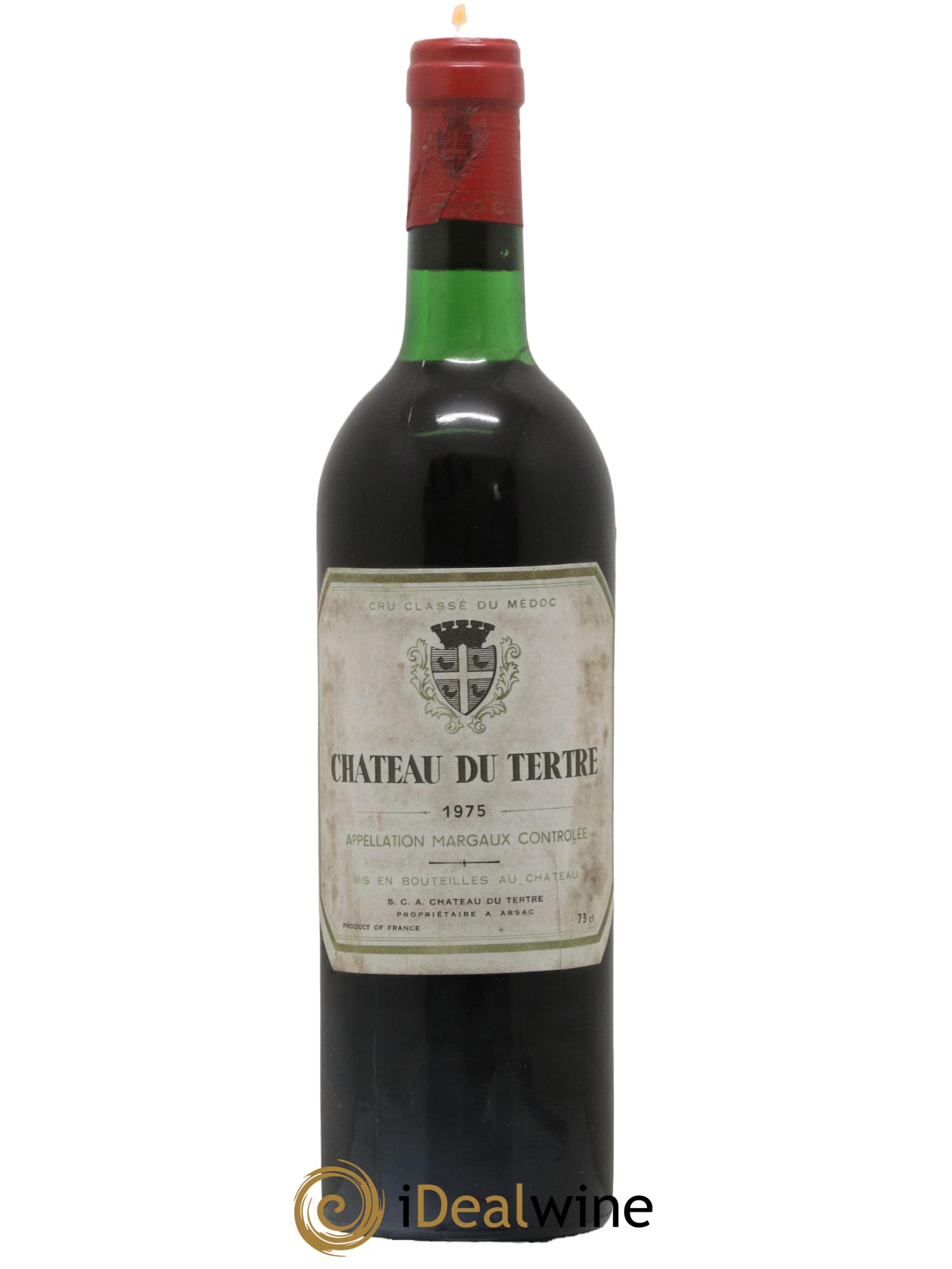 Château du Tertre 5ème Grand Cru Classé 1975 - Lot de 1 bouteille - 0