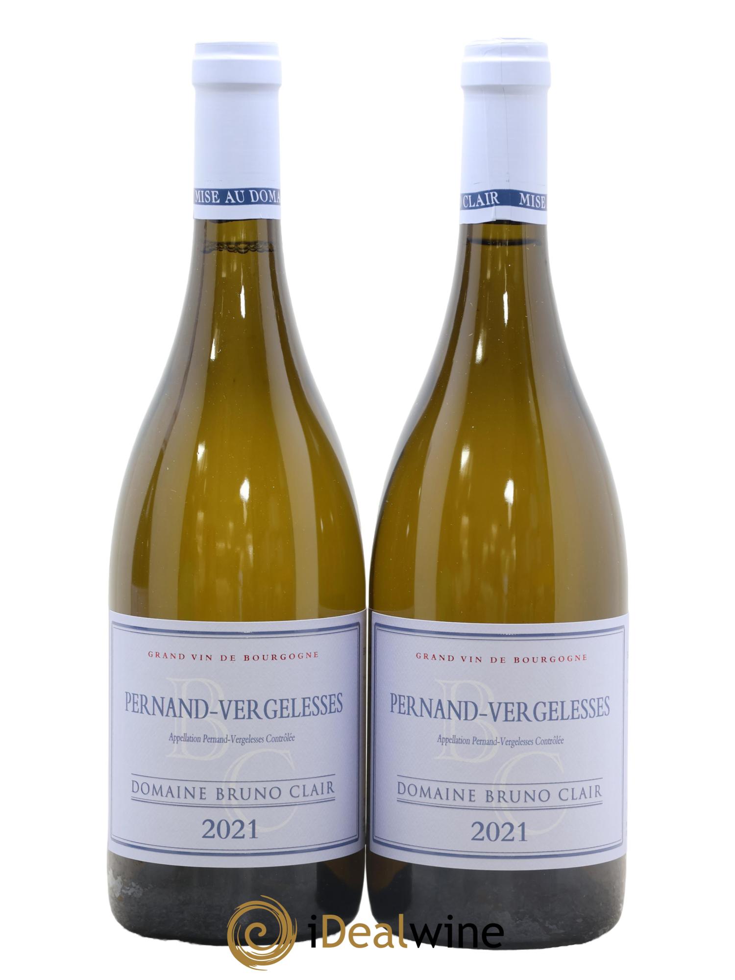 Pernand-Vergelesses Bruno Clair (Domaine) 2021 - Lot de 2 bouteilles - 0