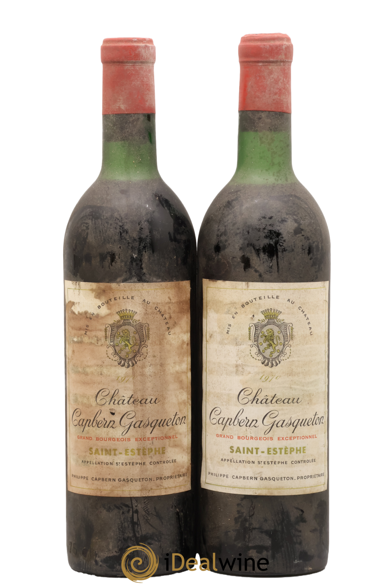 Château Capbern Gasqueton 1970 - Lot of 2 bottles - 0
