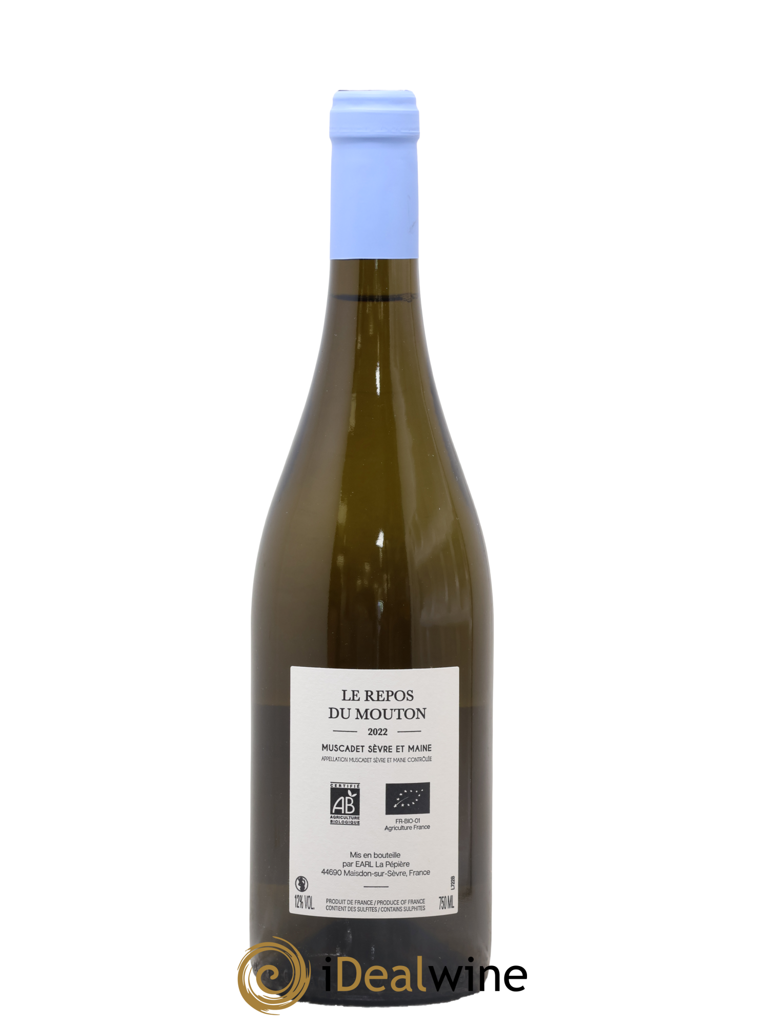 Muscadet-Sèvre-et-Maine Le Repos du Mouton Domaine de la Pépière 2022 - Lot de 1 bouteille - 1