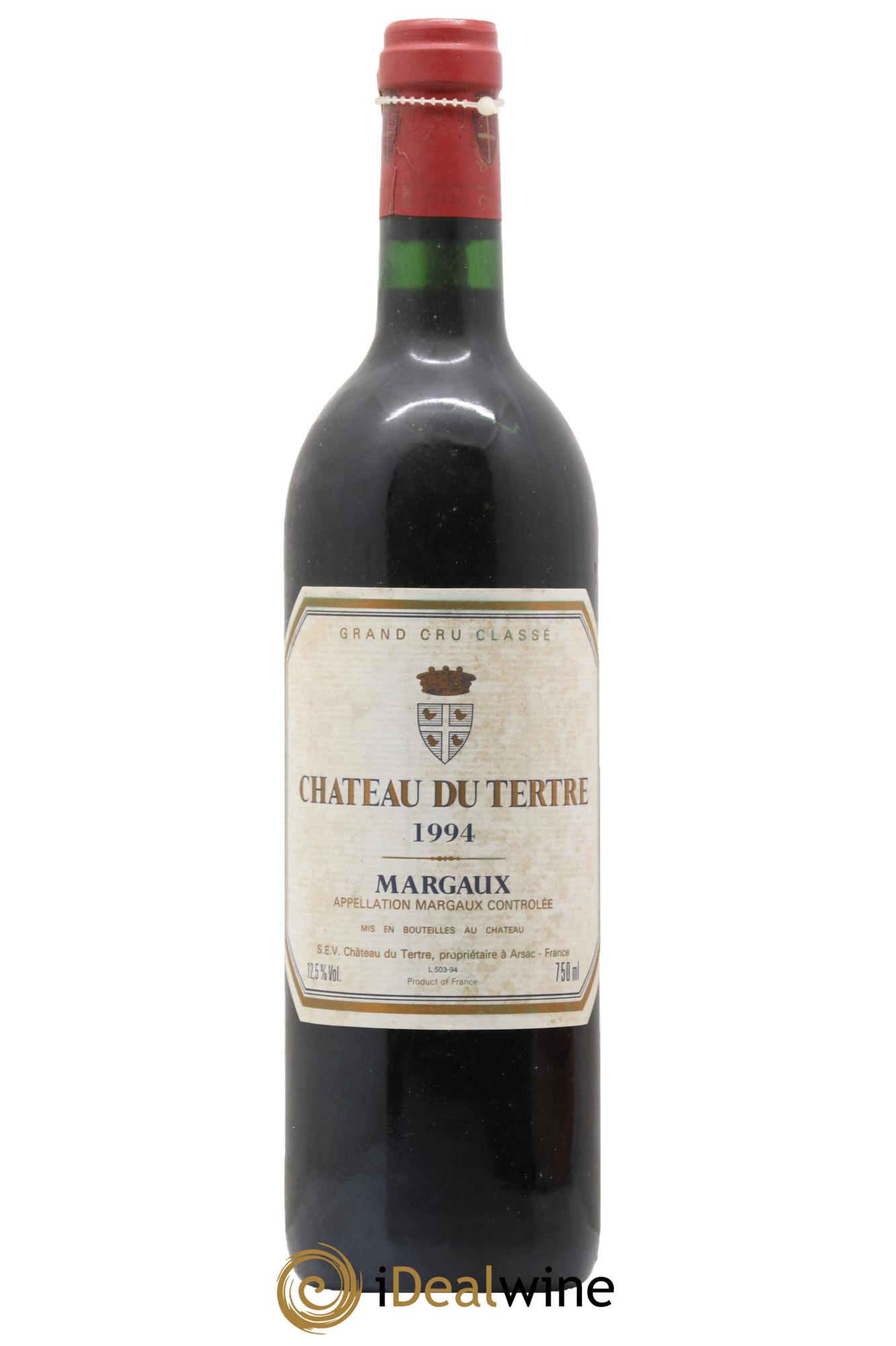 Château du Tertre 5ème Grand Cru Classé 1994 - Lot de 1 bouteille - 0