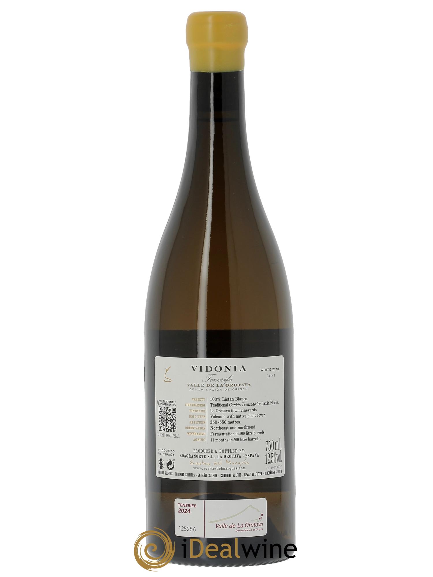 Valle de la Orotava Suertes del Marqués Vidonia 2024 - Posten von 1 Flasche - 1