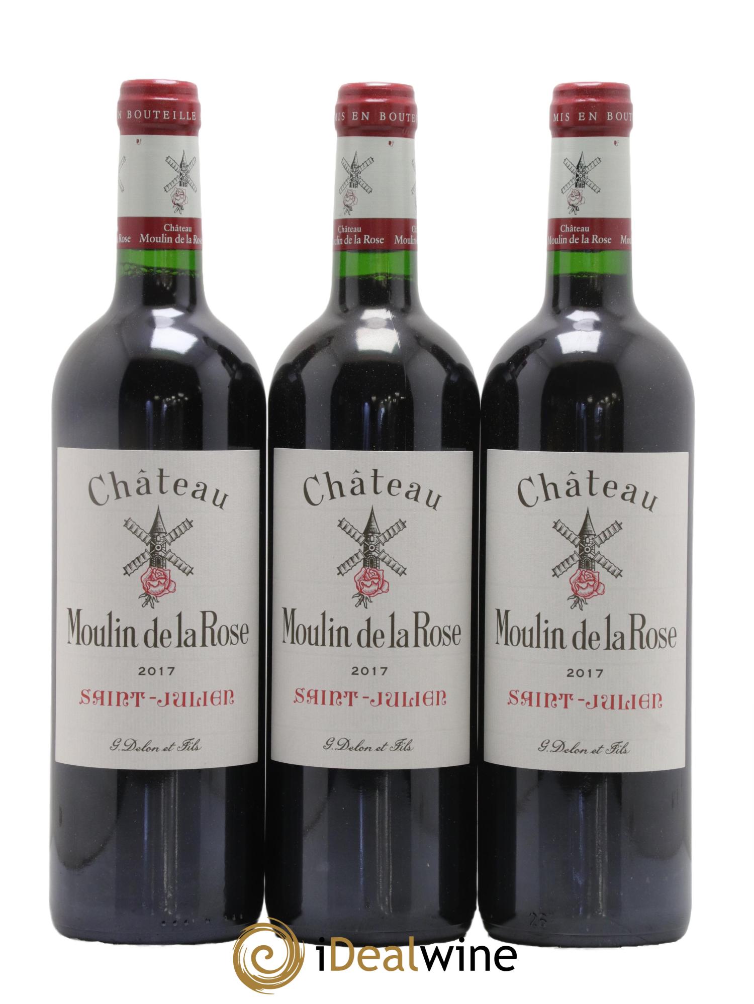 Château Moulin de la Rose Cru Bourgeois 2017 - Lot de 6 bouteilles - 2