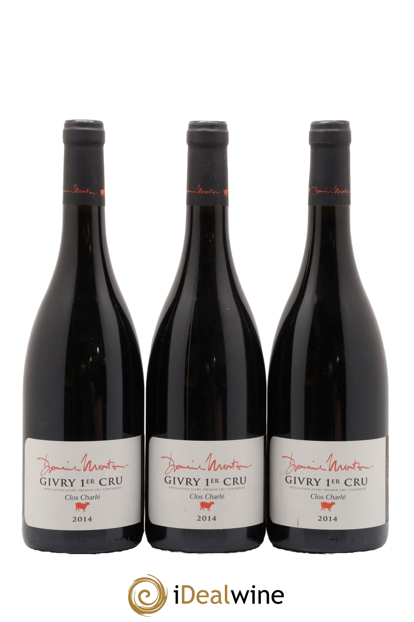 Givry 1er Cru Clos Charlé Domaine Mouton 2014 - Posten von 3 Flaschen - 0