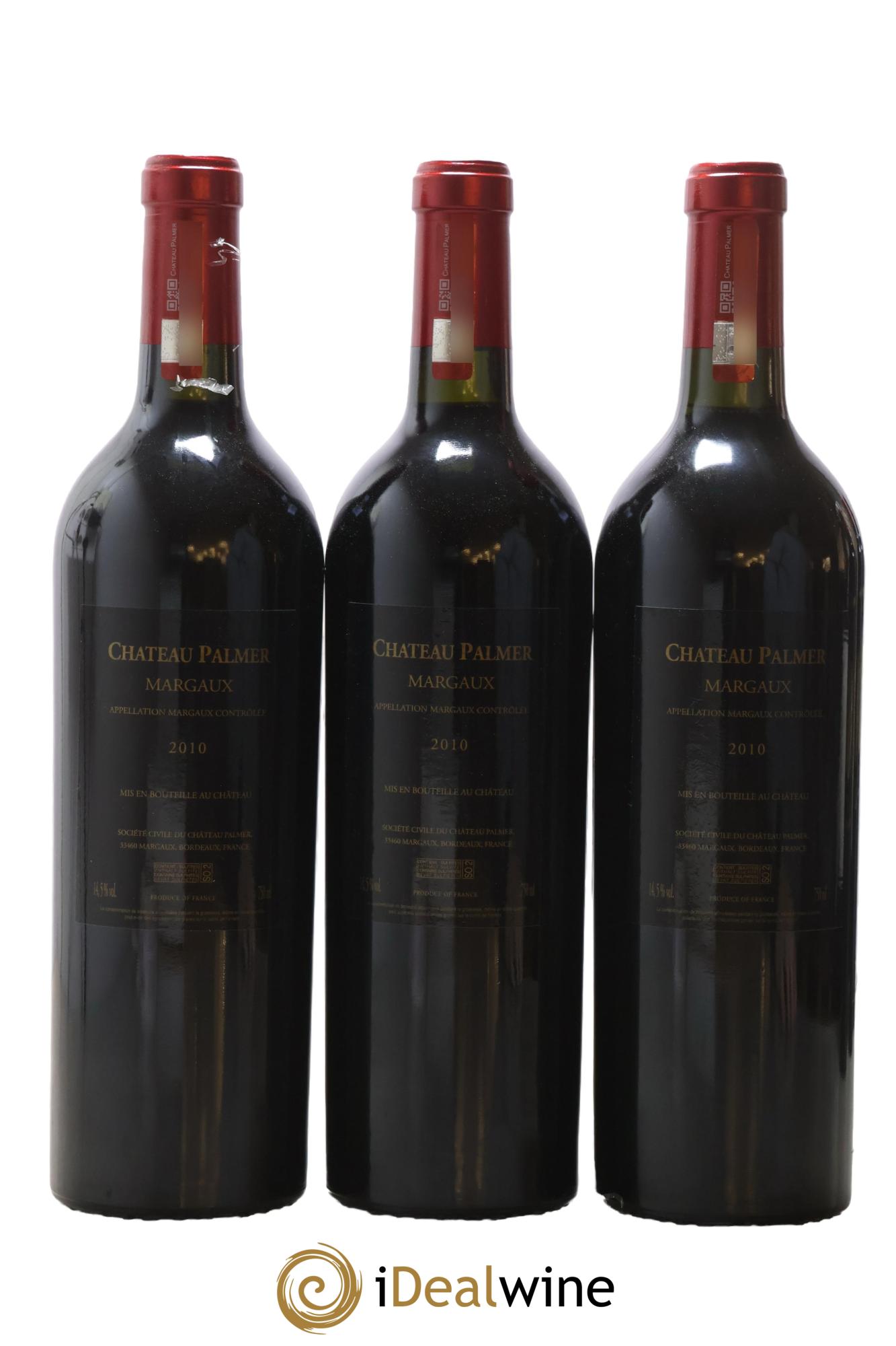 Château Palmer 3ème Grand Cru Classé 2010 - Lotto di 6 bottiglie - 2