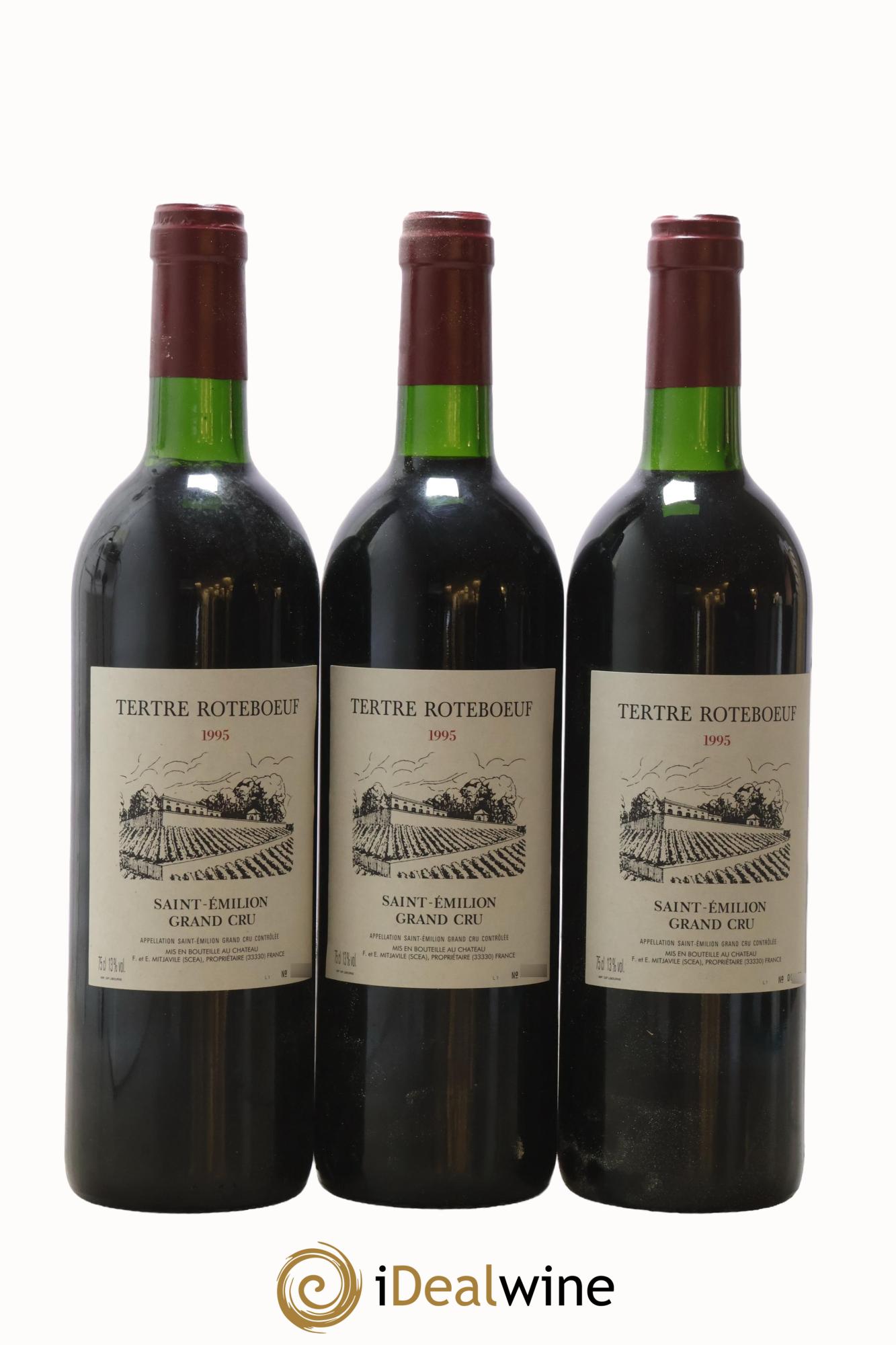 Château Tertre Roteboeuf 1995 - Posten von 6 Flaschen - 2