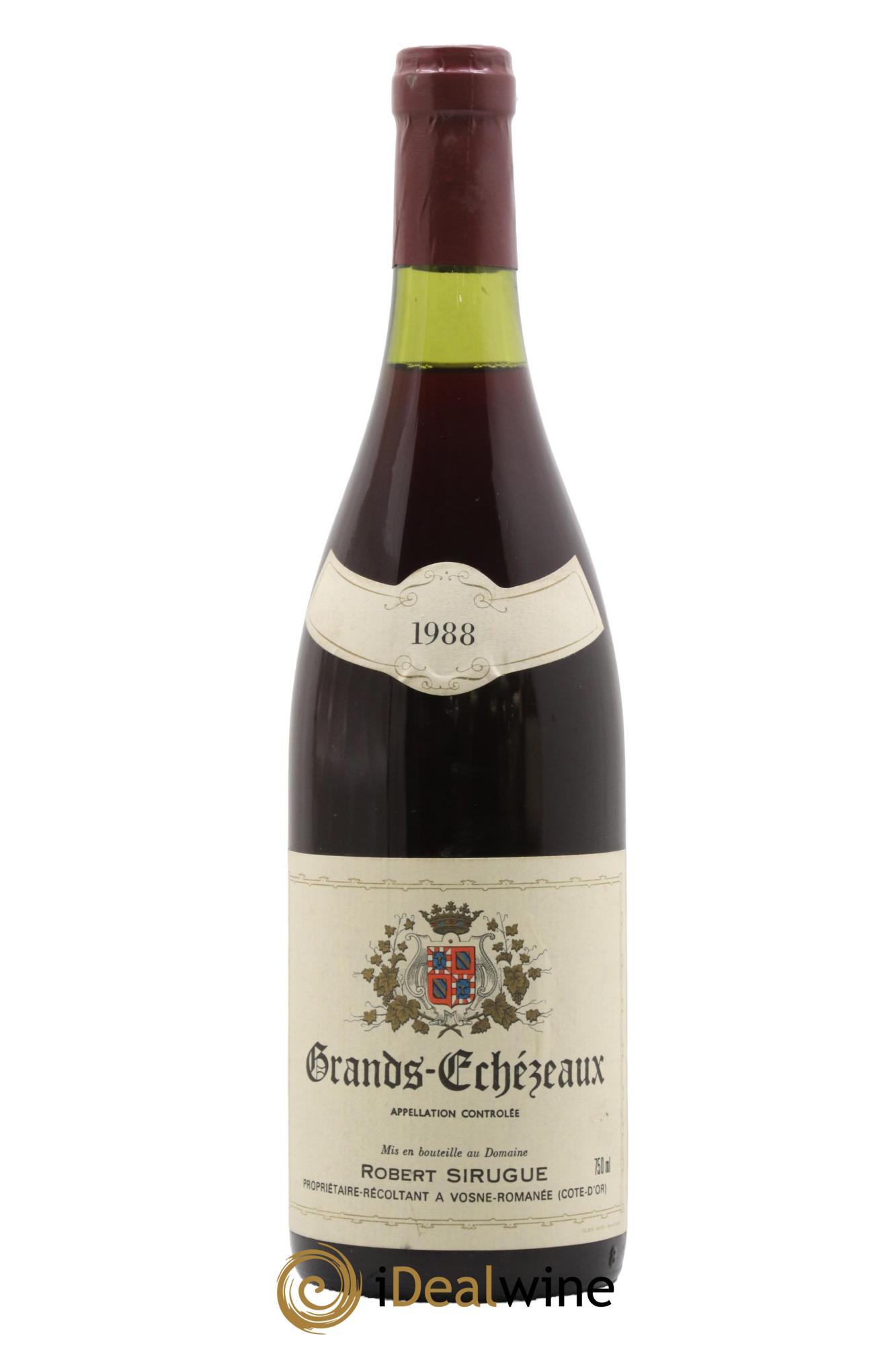 Grands-Echezeaux Grand Cru Robert Sirugue (Domaine) 1988 - Lotto di 1 bottiglia - 0
