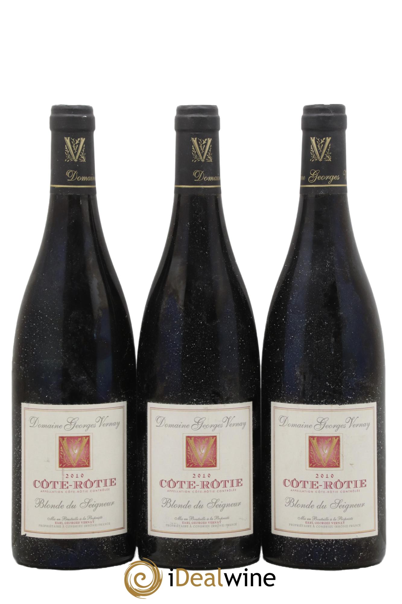 Côte-Rôtie Blonde du Seigneur Georges Vernay 2010 - Posten von 3 Flaschen - 0