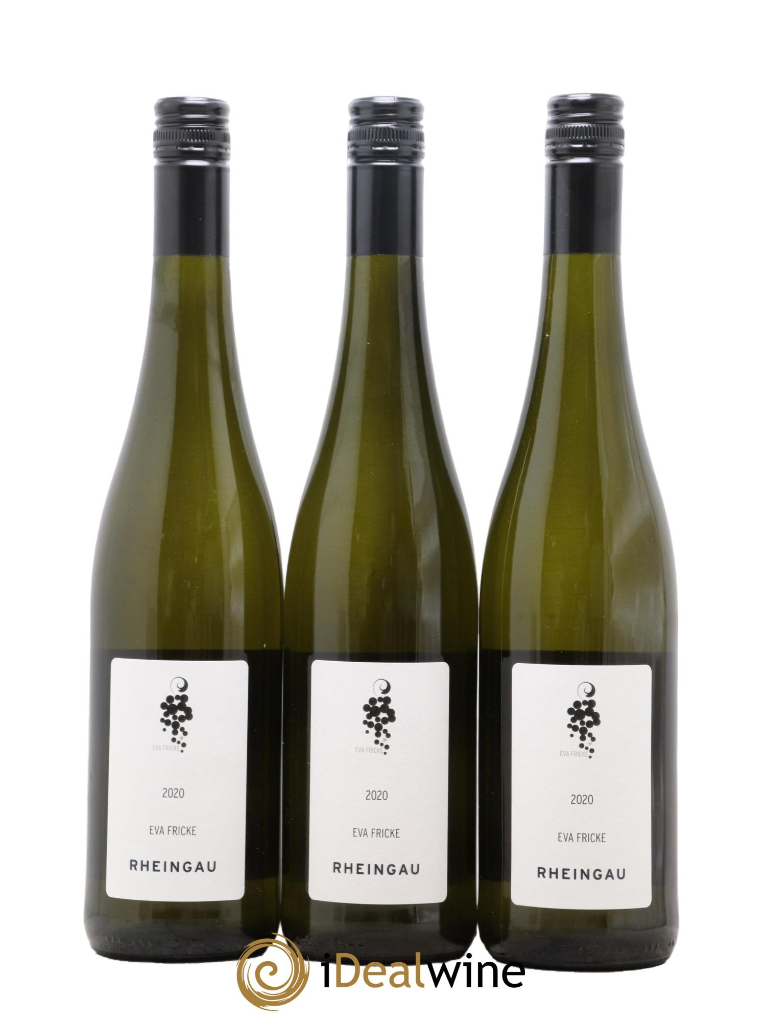 Allemagne Rheingau Eva Fricke 2020 - Lot de 3 bouteilles - 0