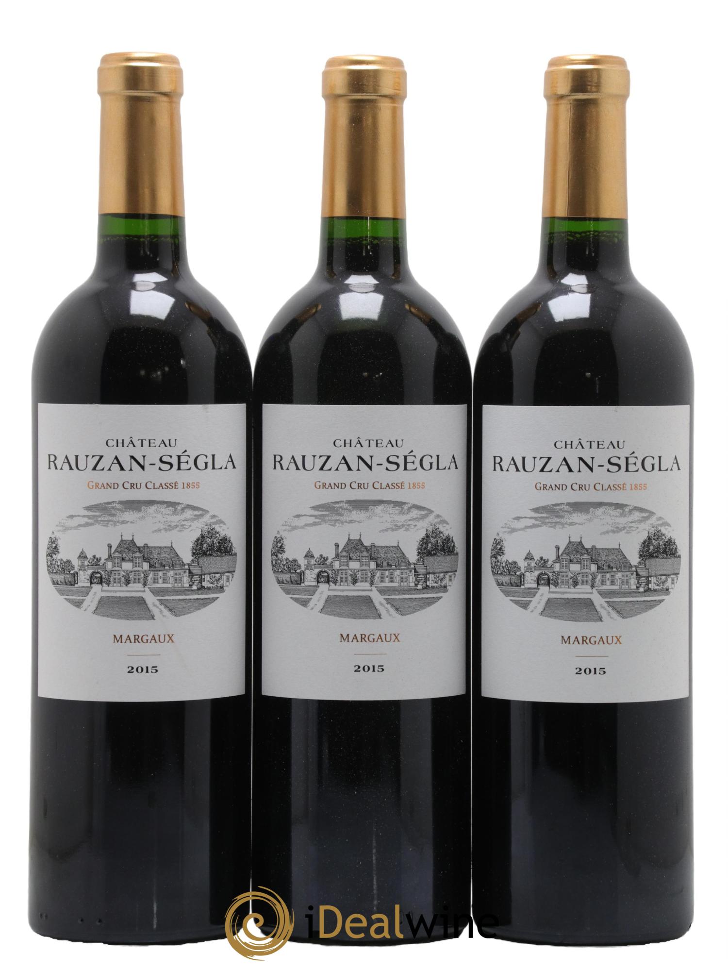 Château Rauzan Ségla Grand Cru Classé 2015 - Posten von 3 Flaschen - 0