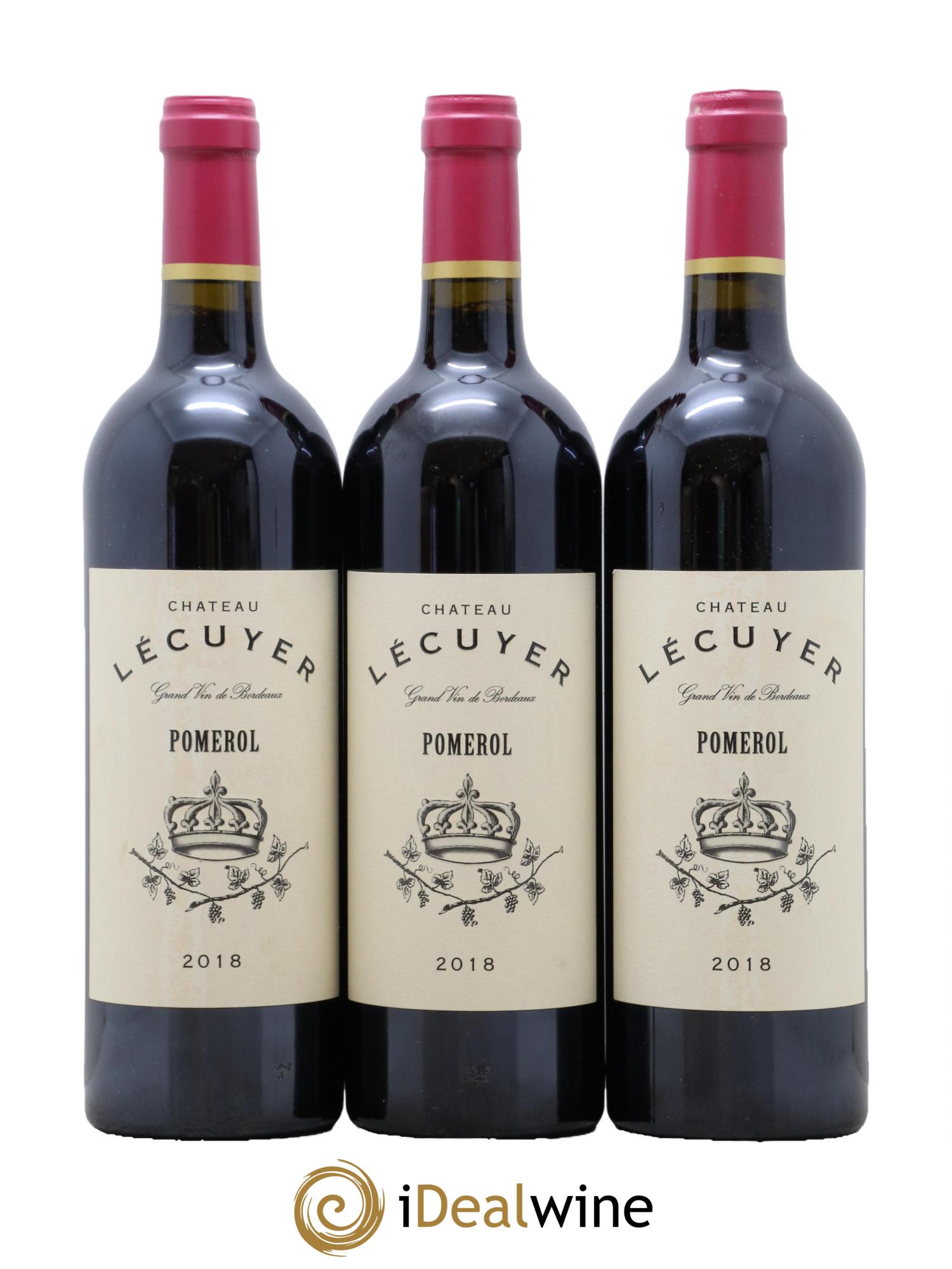 Pomerol Château Lécuyer 2018 - Lot de 3 bouteilles - 0