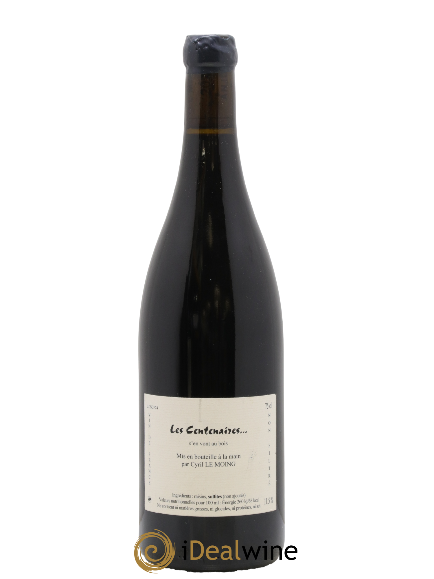 Vin de France Les centenaires Cyril Le Moing 2024 - Lot of 1 bottle - 0