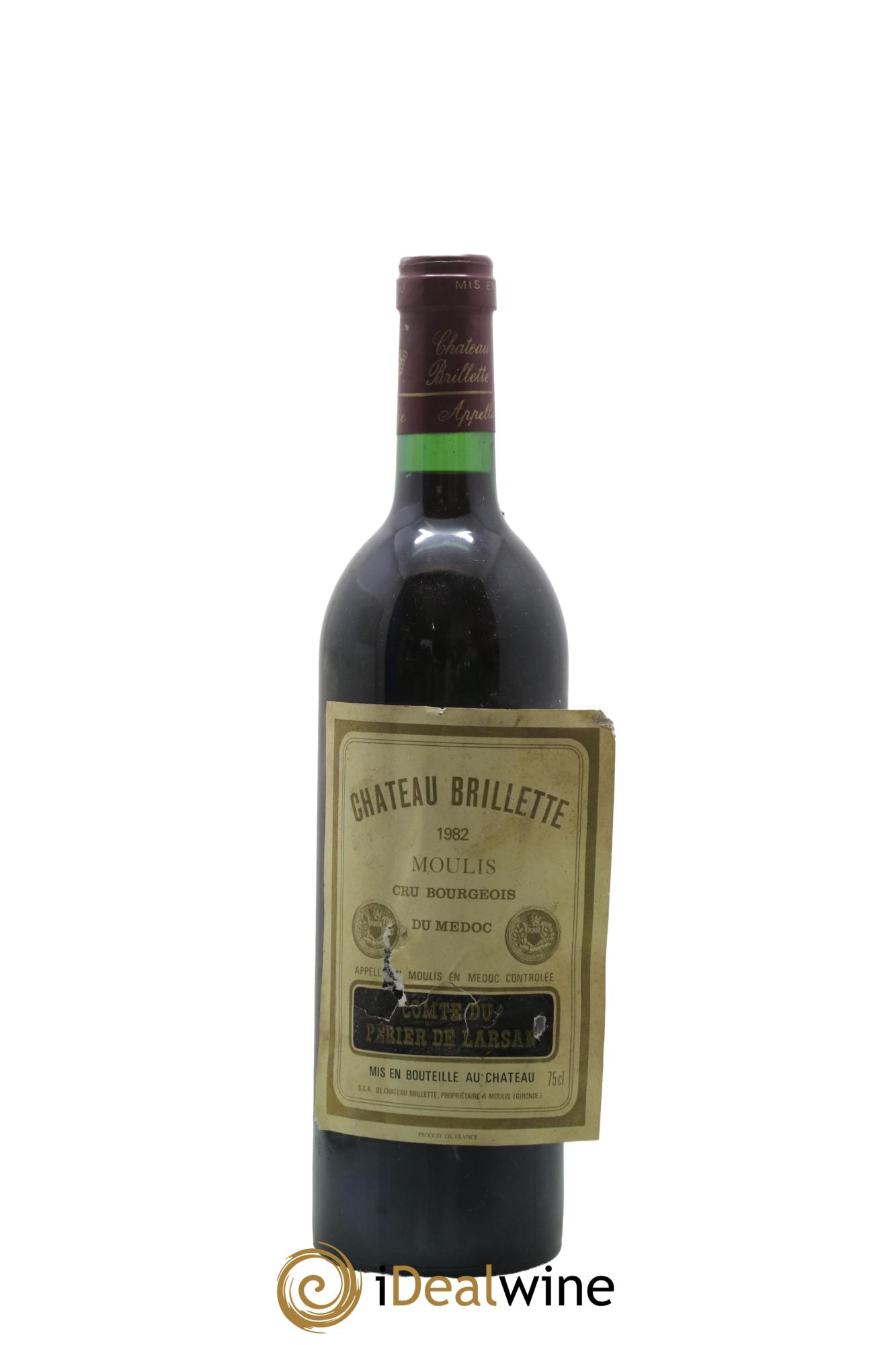 Château Brillette Cru Bourgeois 1982 - Lot of 1 bottle - 0