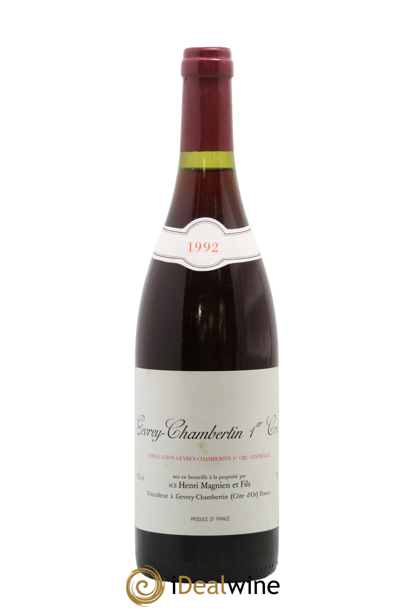 Gevrey-Chambertin 1er Cru Henri Magnien 1992 - Posten von 1 Flasche - 0
