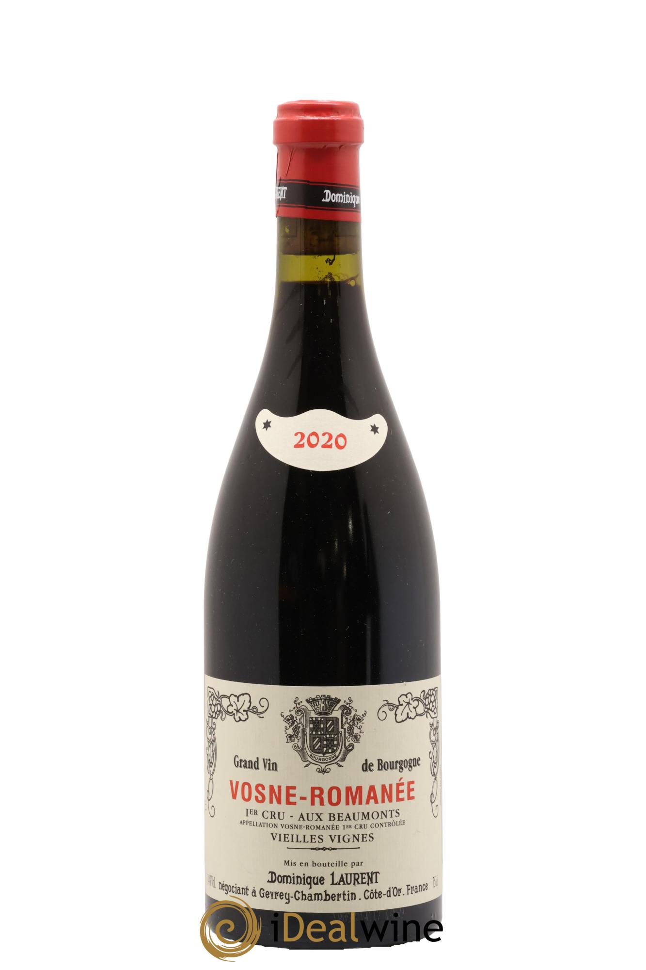 Vosne-Romanée 1er Cru Aux Beaumonts Vieilles Vignes Dominique Laurent 2020 - Lote de 1 botella - 0